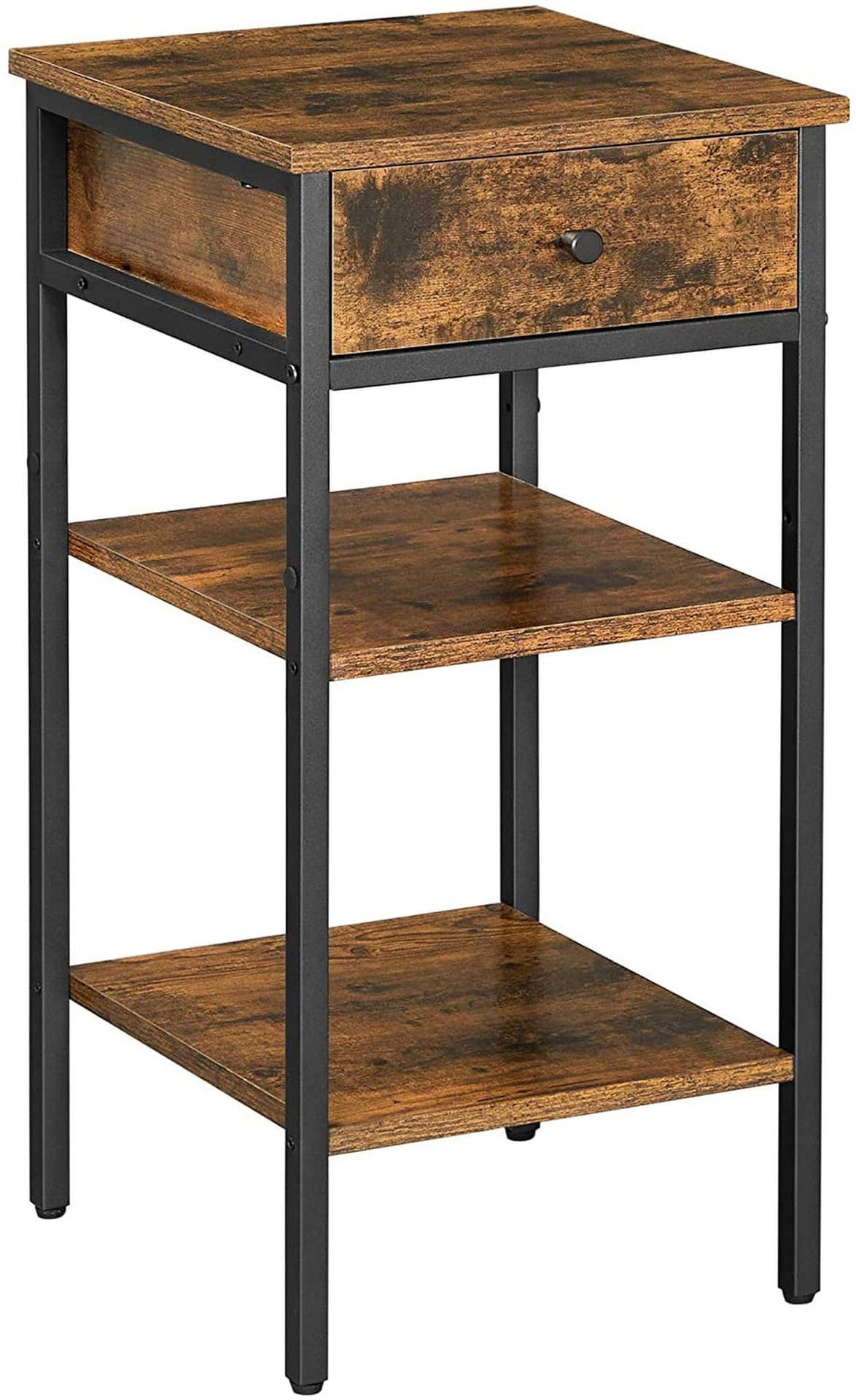 

Szafka nocna półki z szufladą brąz LOFT 75 cm