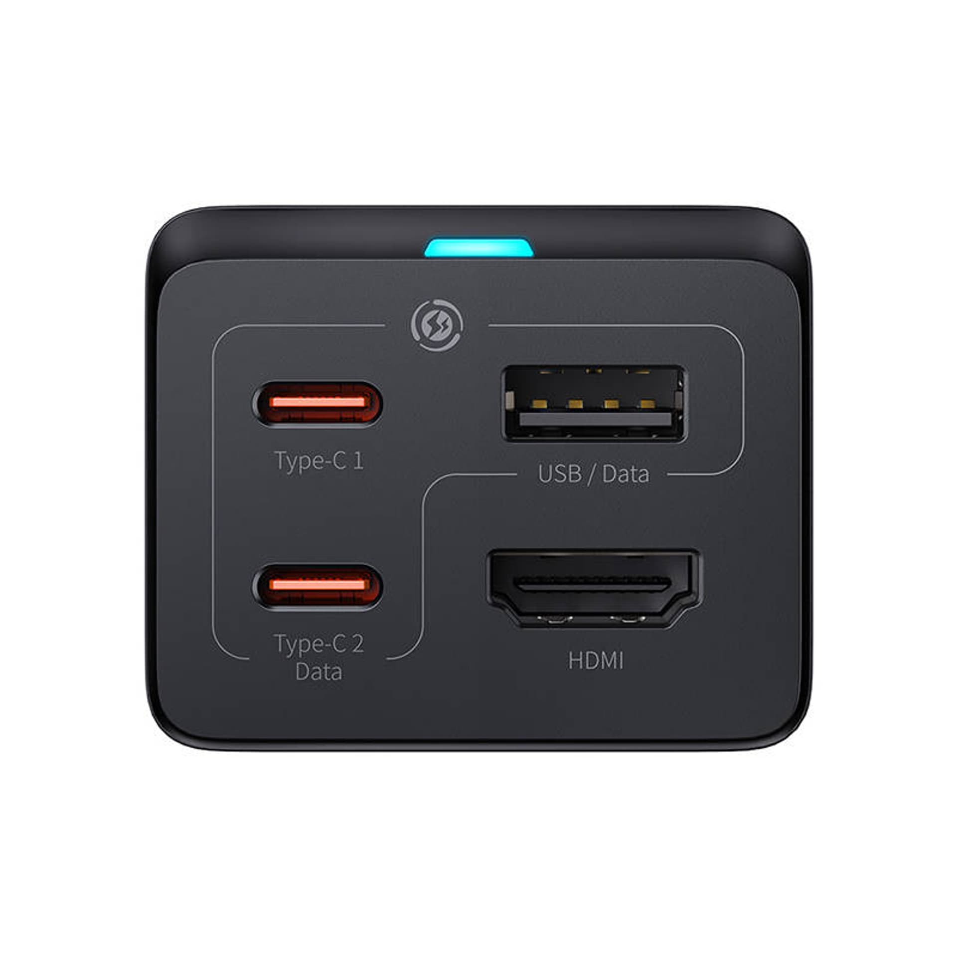 

Ładowarka sieciowa Baseus GaN5 Pro 2xUSB-C + USB + HDMI, 67W (czarna)