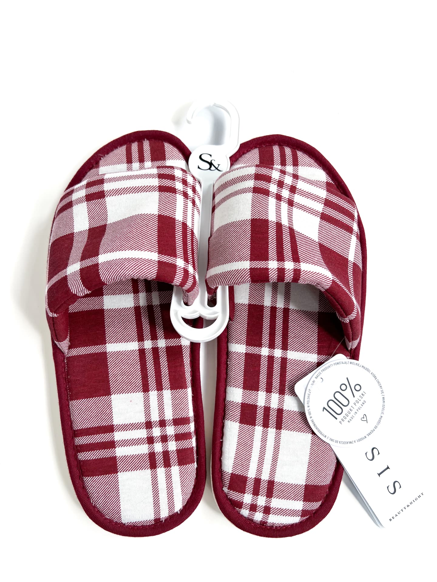 

Kapcie Xandra Burgundowe K13 (Rozmiar 36/38)