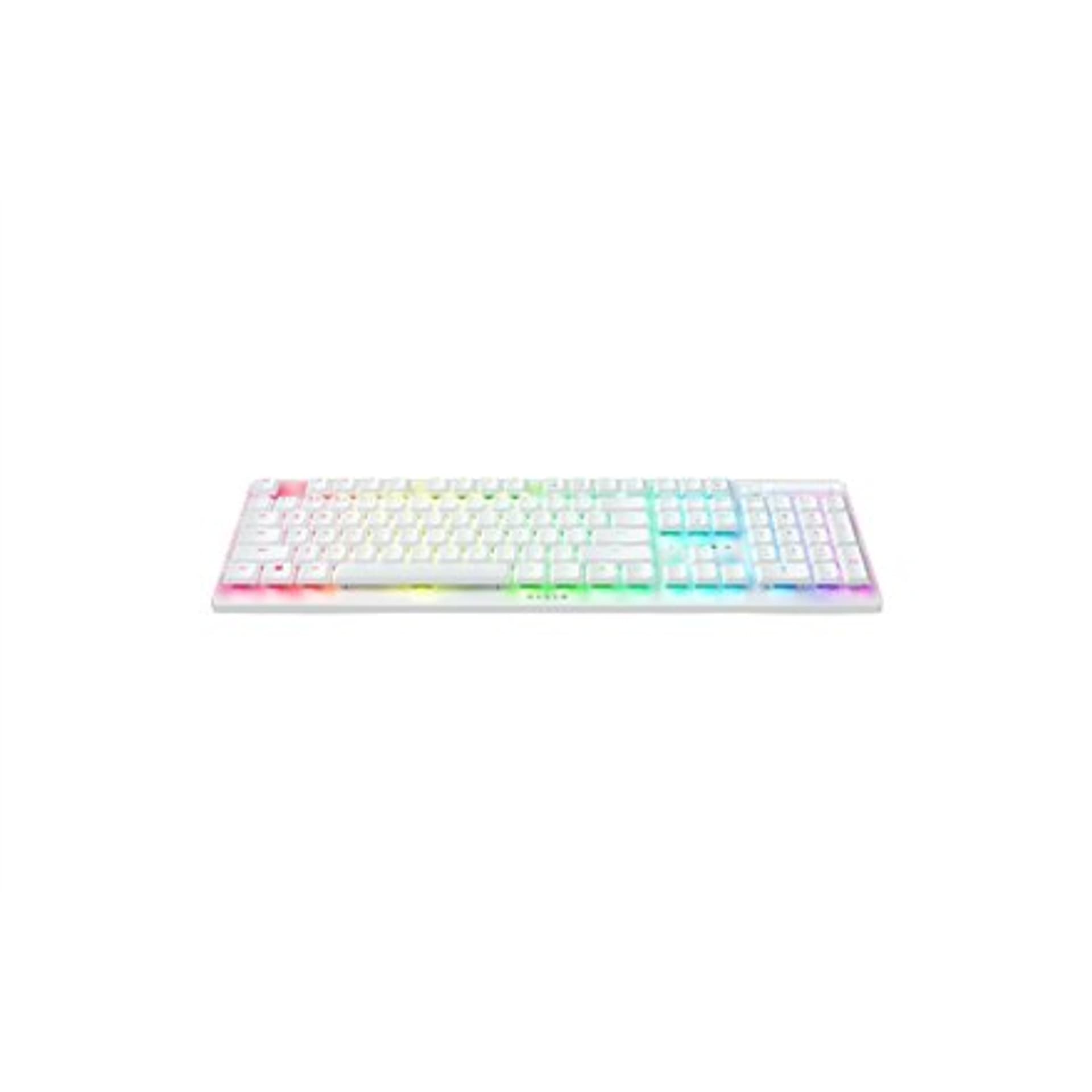 

Razer Optical Gaming Keyboard Deathstalker V2 Pro RGB LED light, US, Wireless, White, Purple Switch