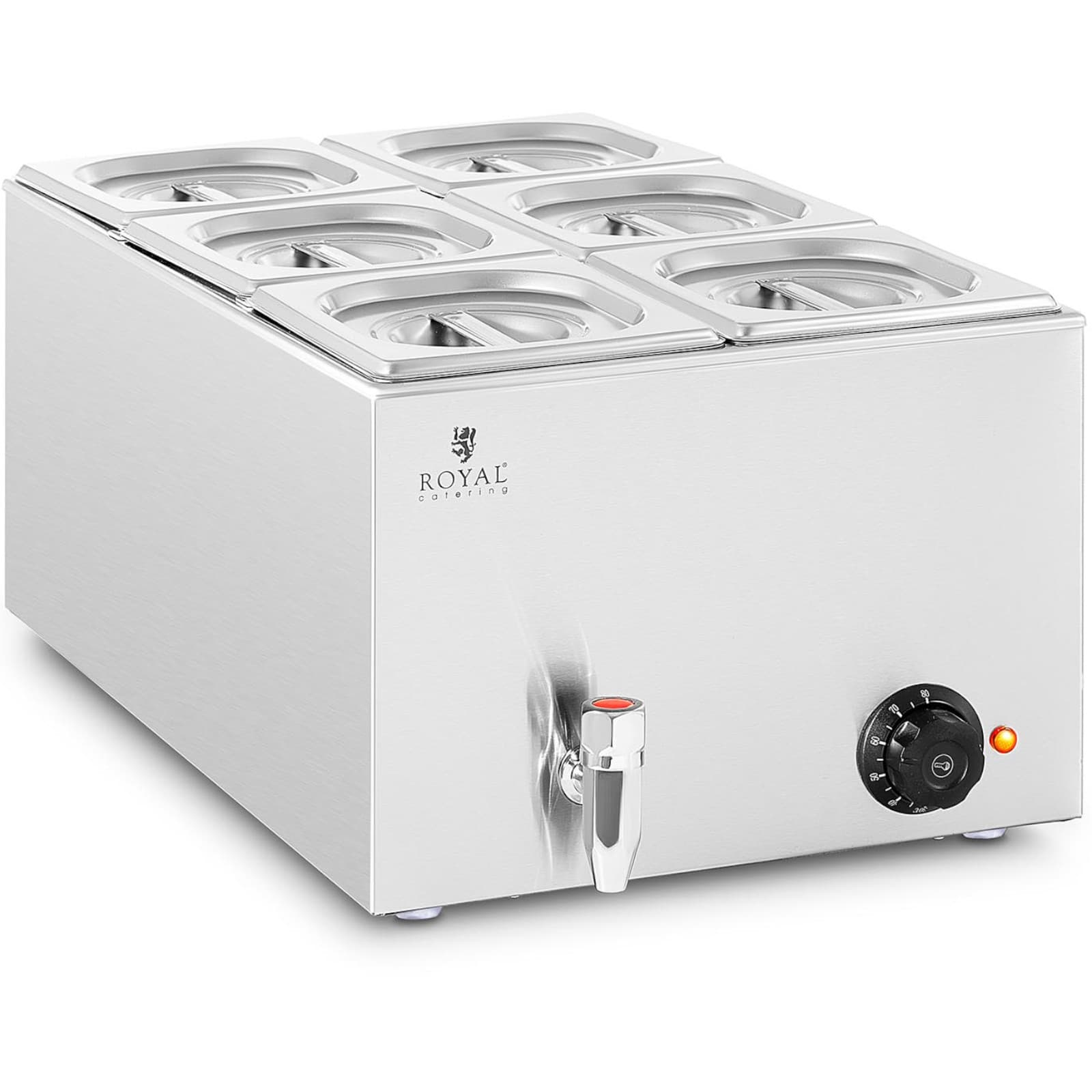 

Bemar podgrzewacz do potraw bufet grzewczy 6 x GN 1/6 600 W