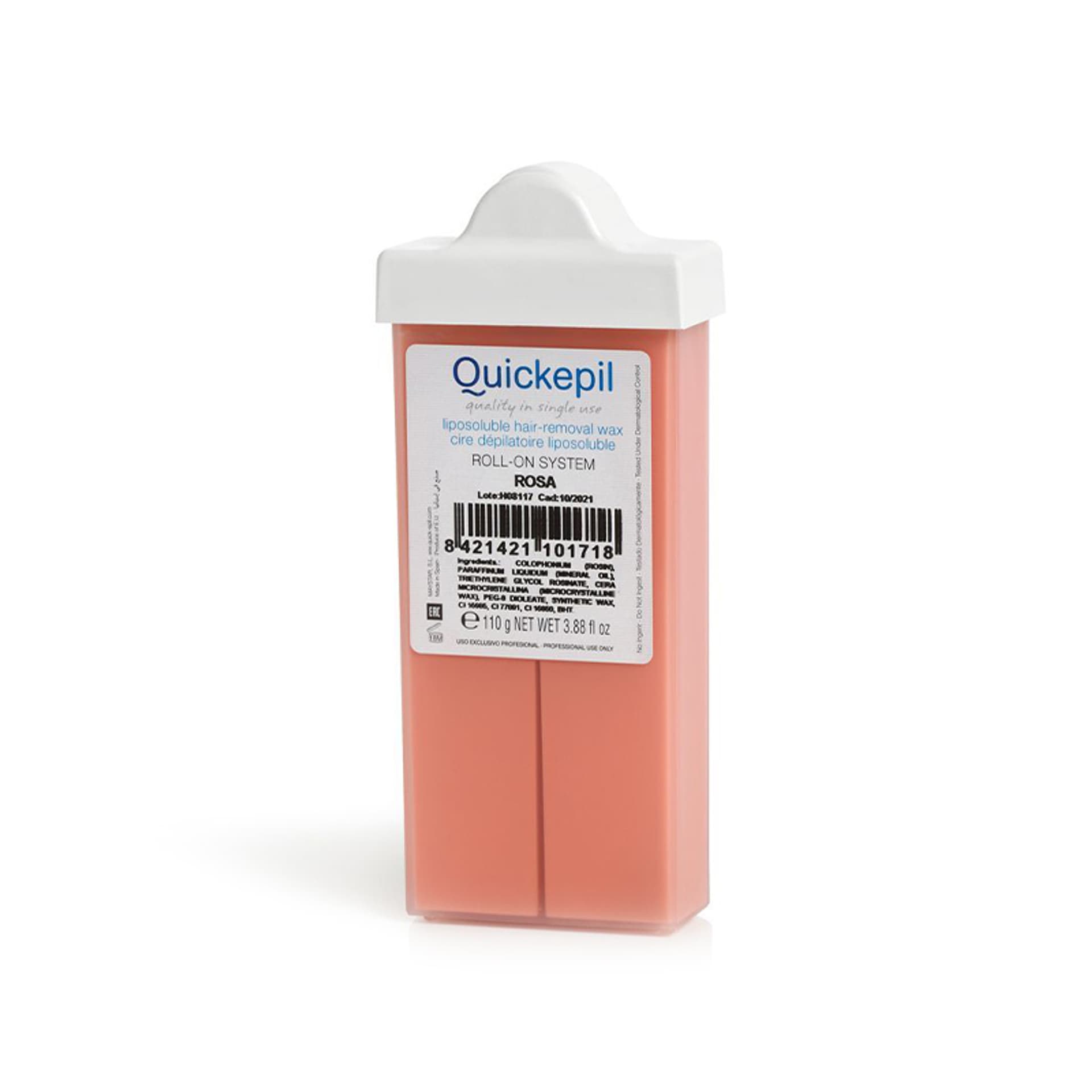 

Quickepil wosk do depilacji twarzy wąska rolka róża 110 g