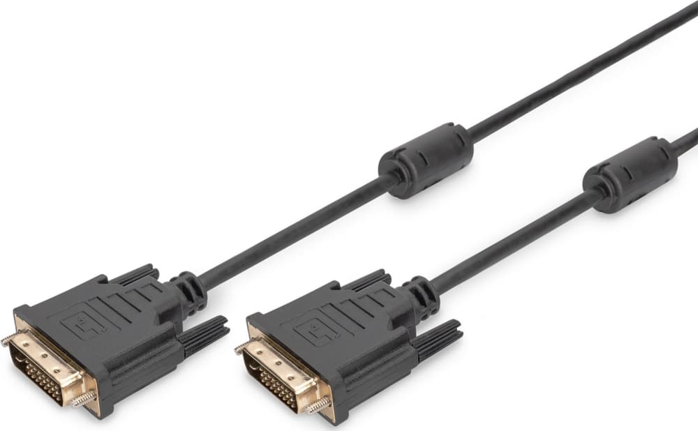 

DIGITUS AK-320108-010-S 1m /sDVI-D 24pin Męska DVI-D 24pin Męska