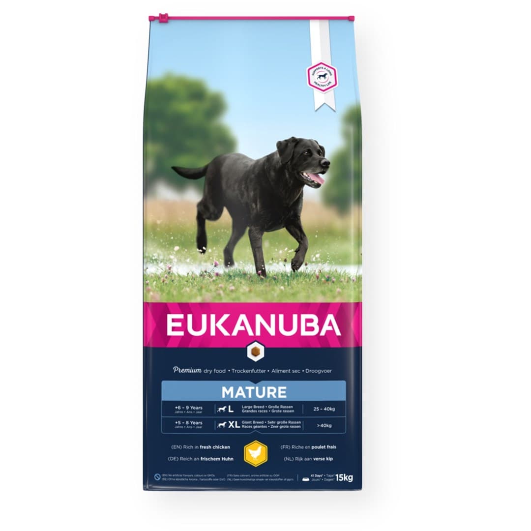 

EUKANUBA Thriving Mature Large Breed - sucha karma dla psów dojrzałych, ras dużych, z kurczakiem - 15kg