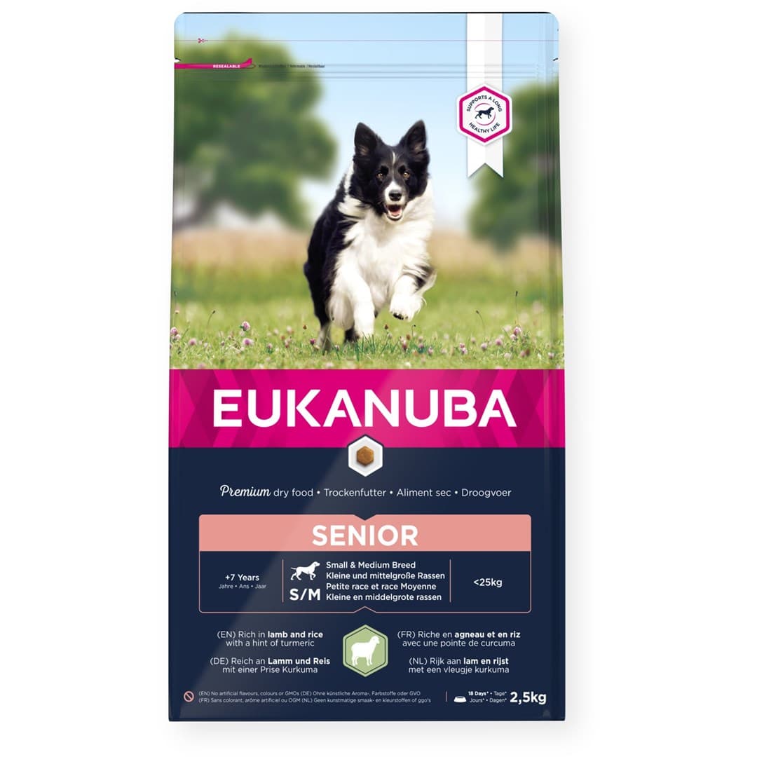 

EUKANUBA Mature & Senior 7+ All Breeds Lamb & Rice Maintenance 2,5kg