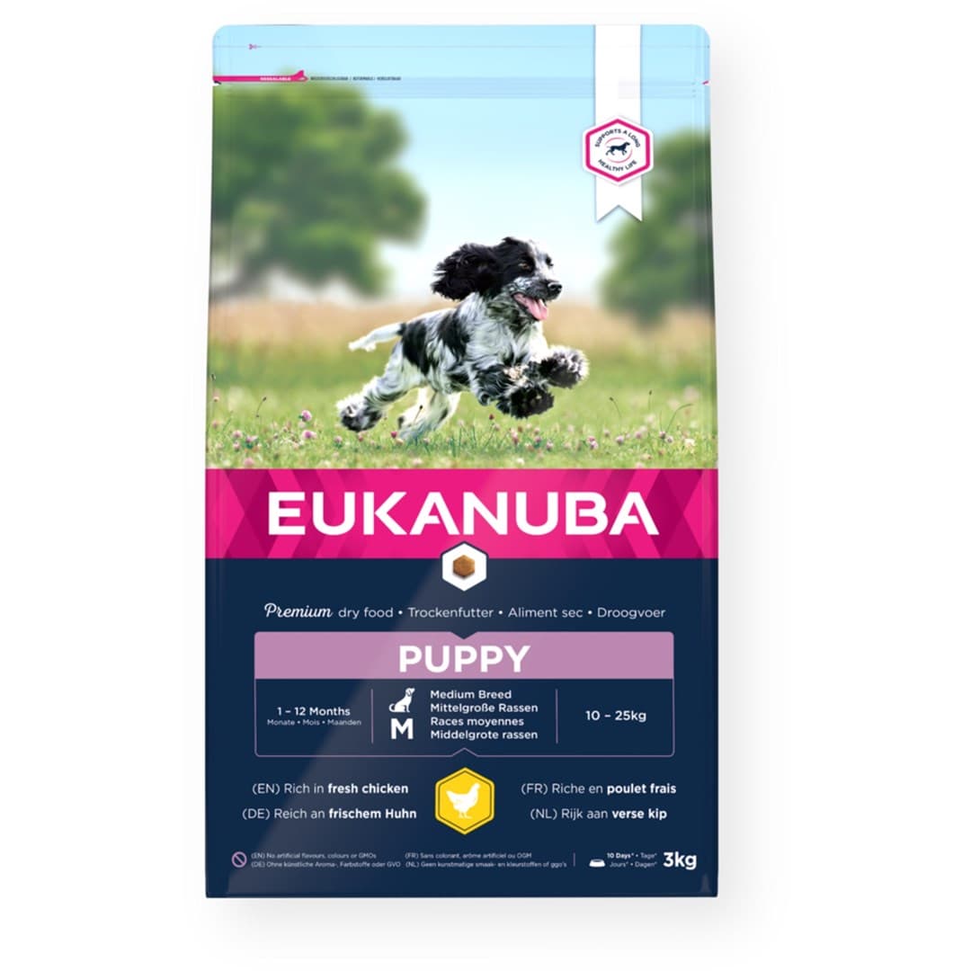

EUKANUBA Growing Puppy Medium Breed 3kg