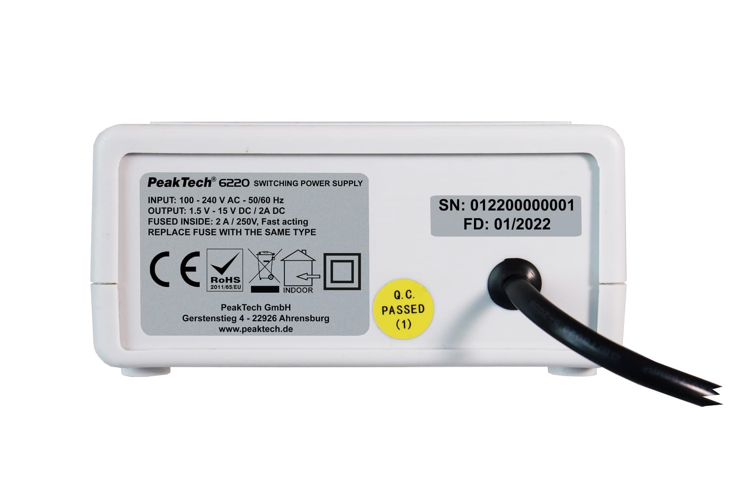 

Mini zasilacz laboratoryjny PeakTech 6220
