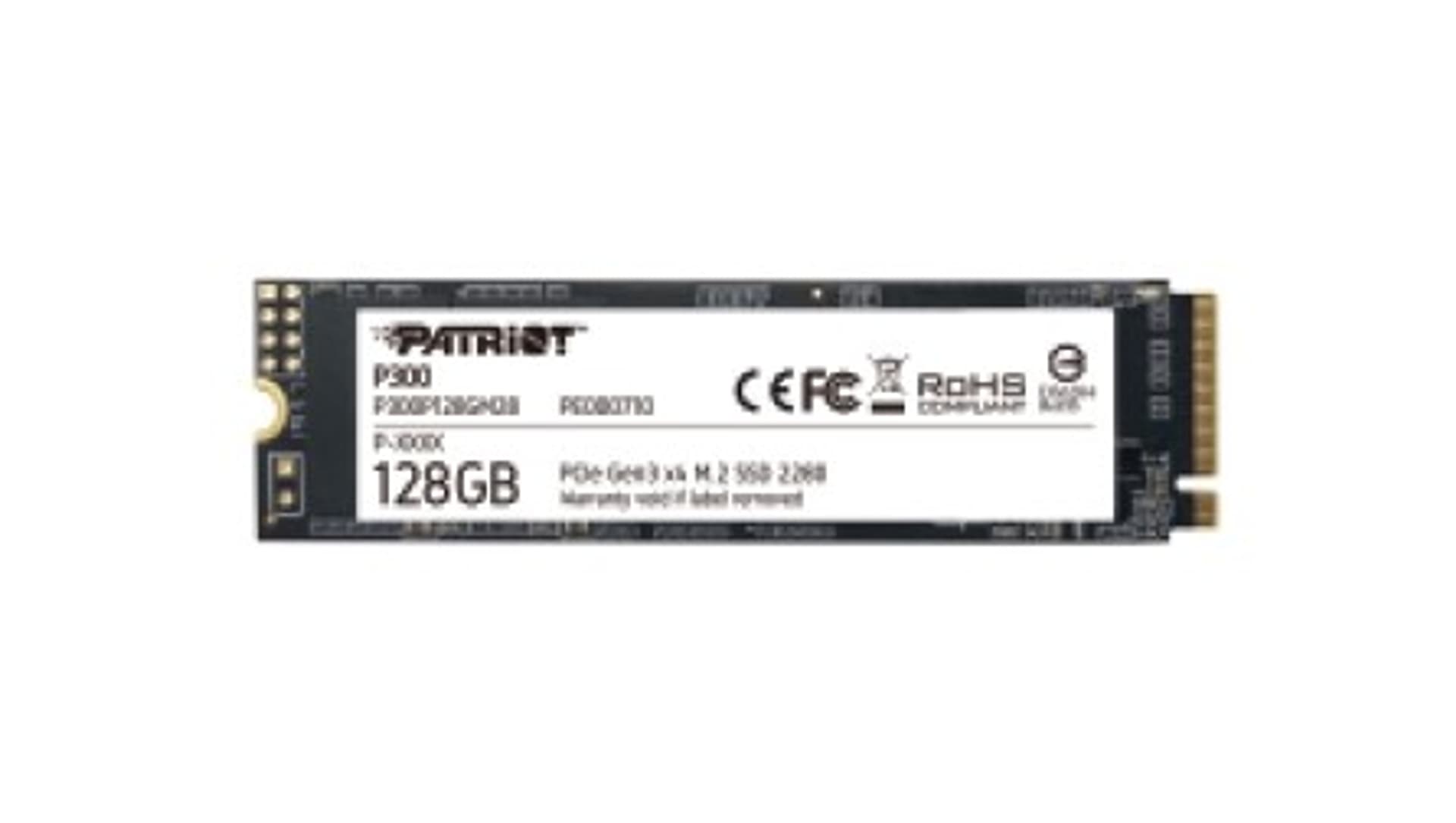 

Dysk SSD PATRIOT P300 M.2 2280″ 128 GB PCIe NVMe Gen3 x4 1700MB/s 1200MS/s