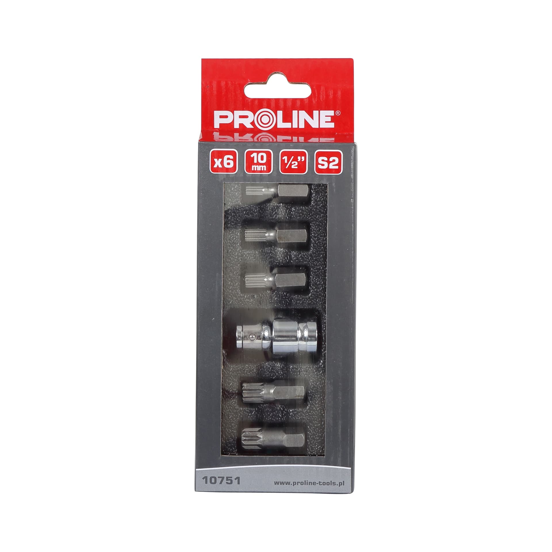 

Zestaw końcówek spline m5-m12, 6 szt., s2 proline