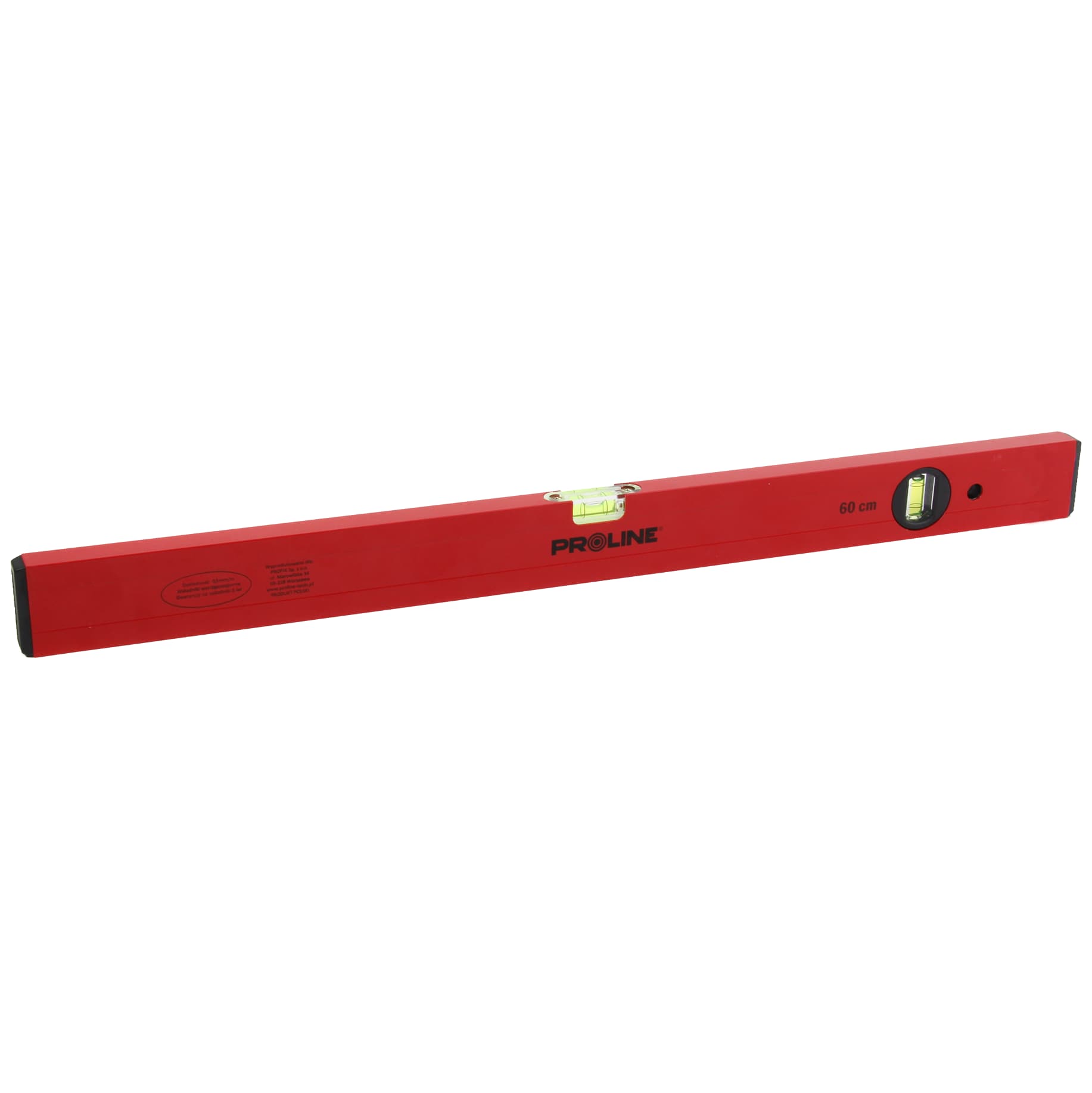

Poziomnica aluminiowa czerwona mpsh-m 100cm proline