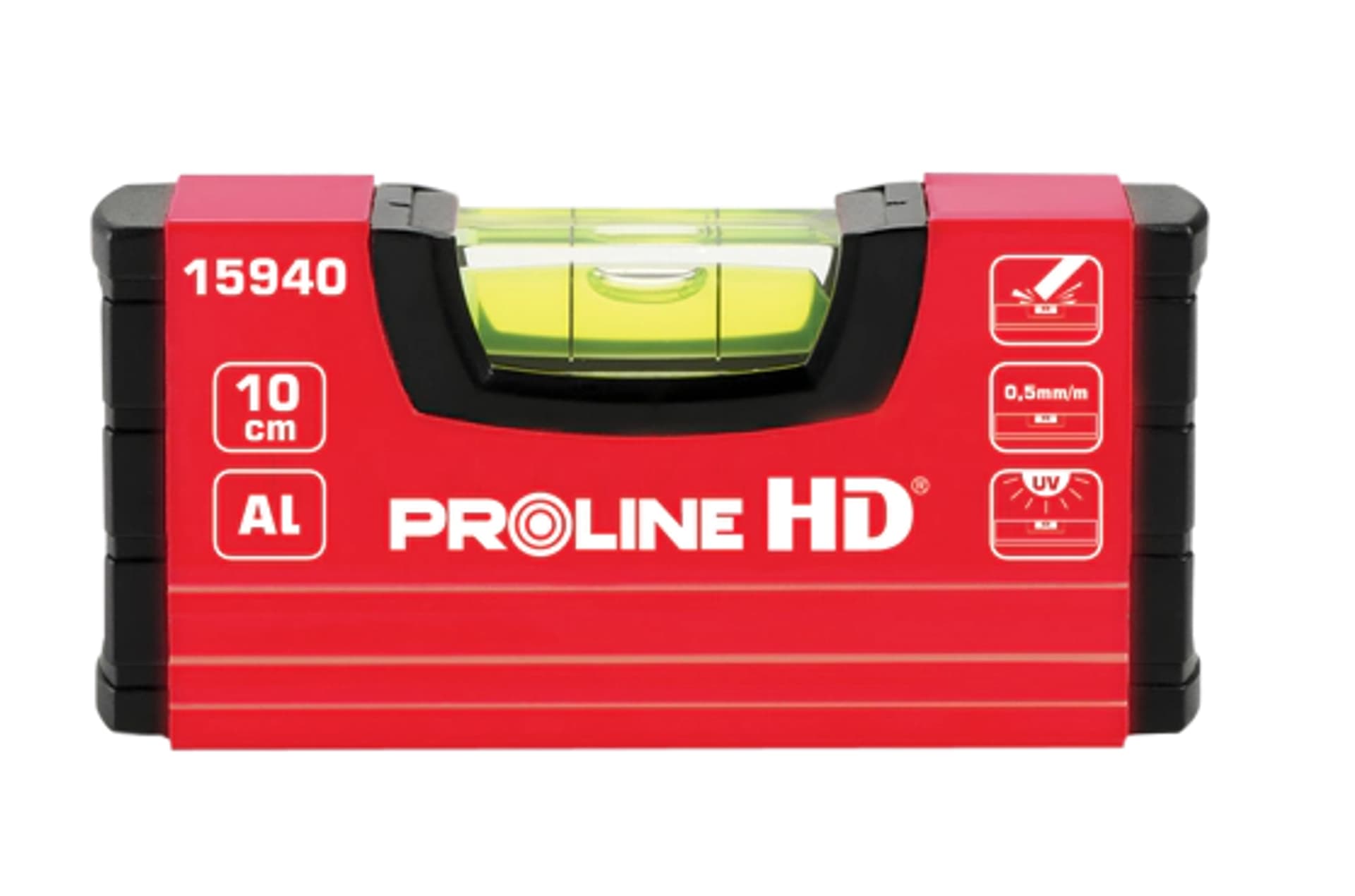

Poziomnica aluminiowa mini, 10cm, proline hd