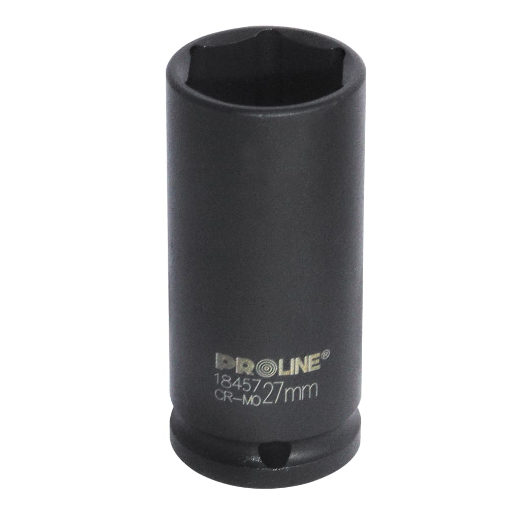 

Nasadka udarowa 6-katna wydłużona, cr-mo 1/2" 19 mm proline
