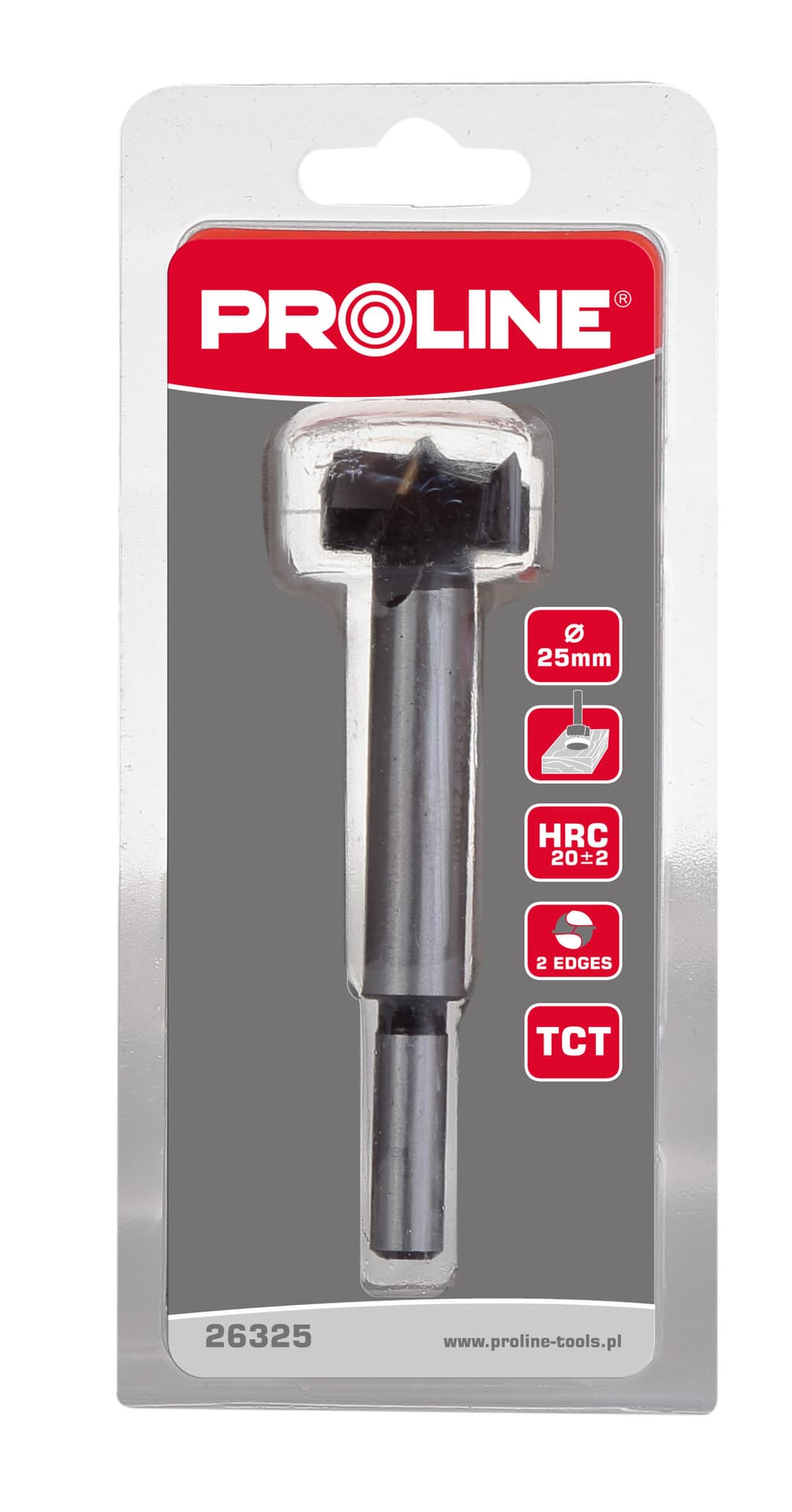 

Wiertło cylindryczne z węglikiem spiekanym 25mm, proline