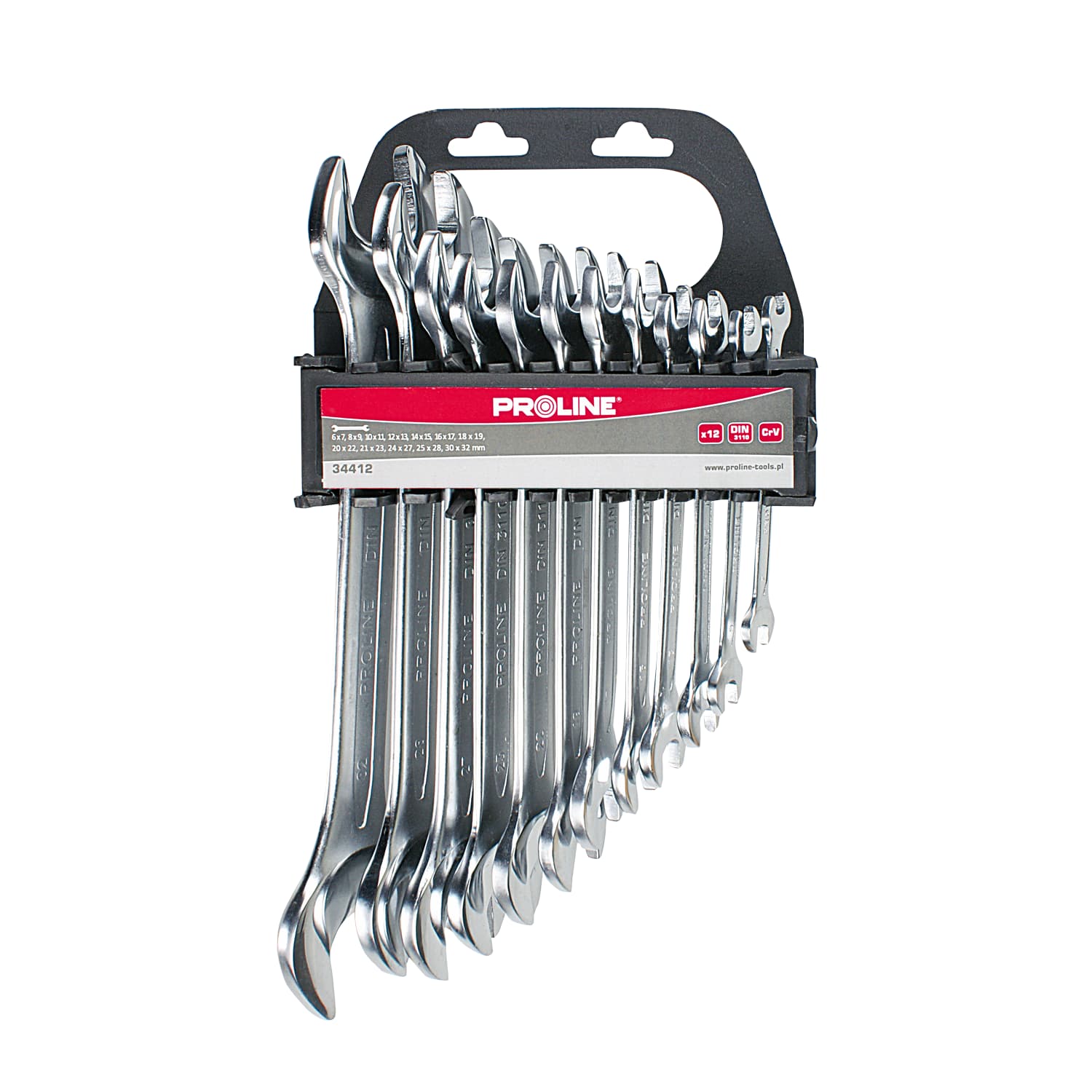 

Klucze płaskie szt.12 (6*7-30*32mm), din 3110, cv, proline, 6*7-30*32mm)/din 3110/cv/prolin