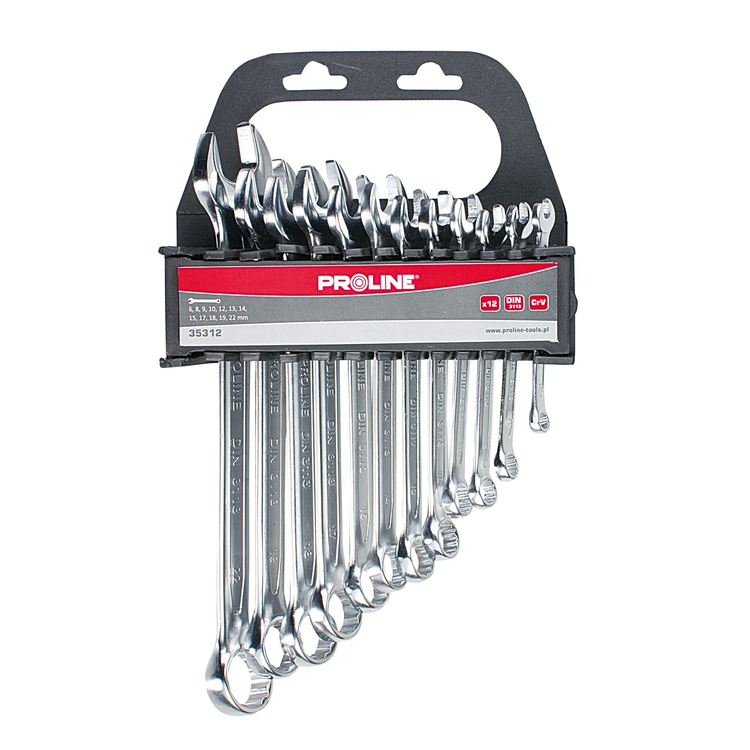 

Klucze oczkowo-płaskie szt.8 (6-19mm), din 3113, cv, proline, 6-19mm)/din 3113/cv/prolin