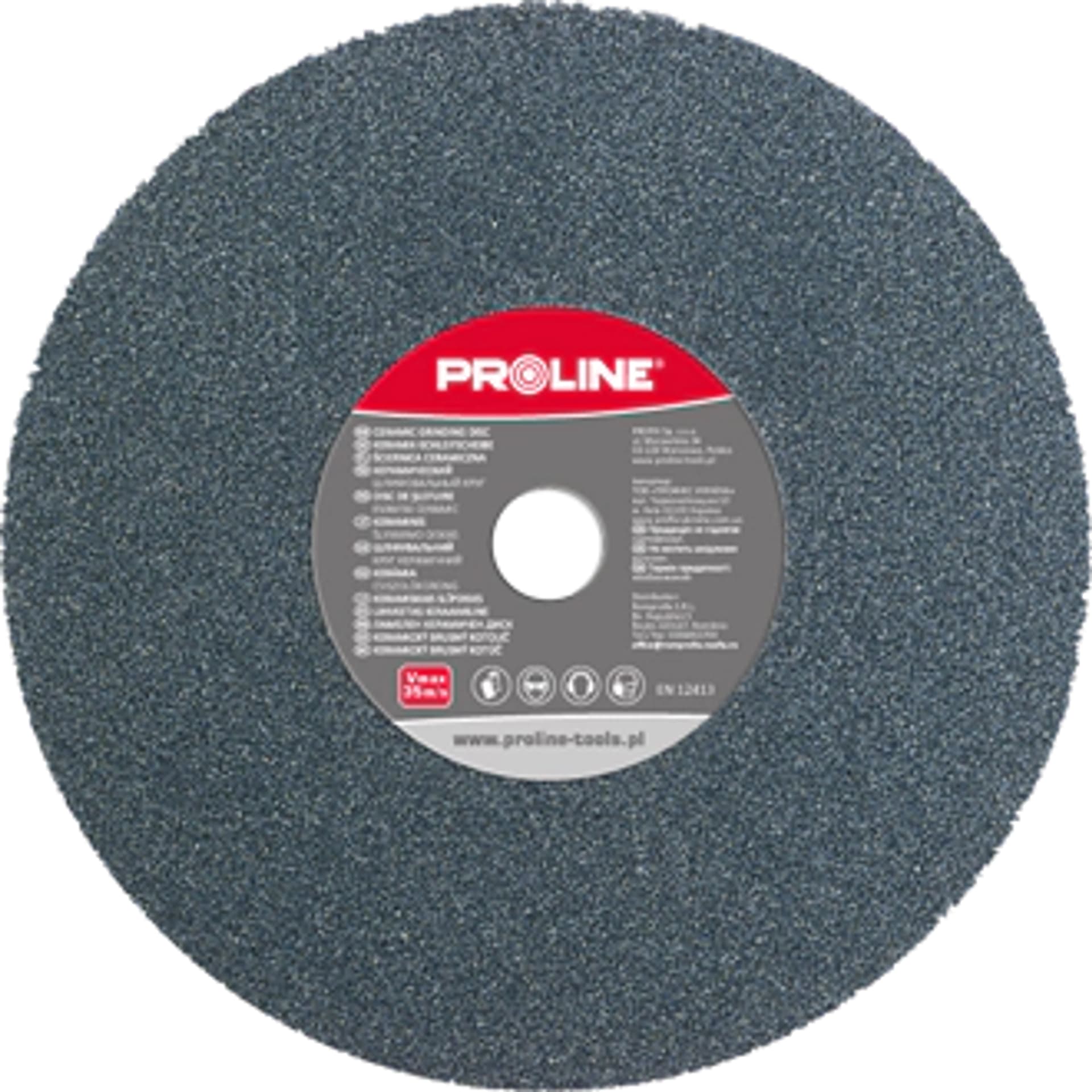 

Ściernica ceramiczna 150x20x12,7mm, 95a el-korund, gr 60, proline