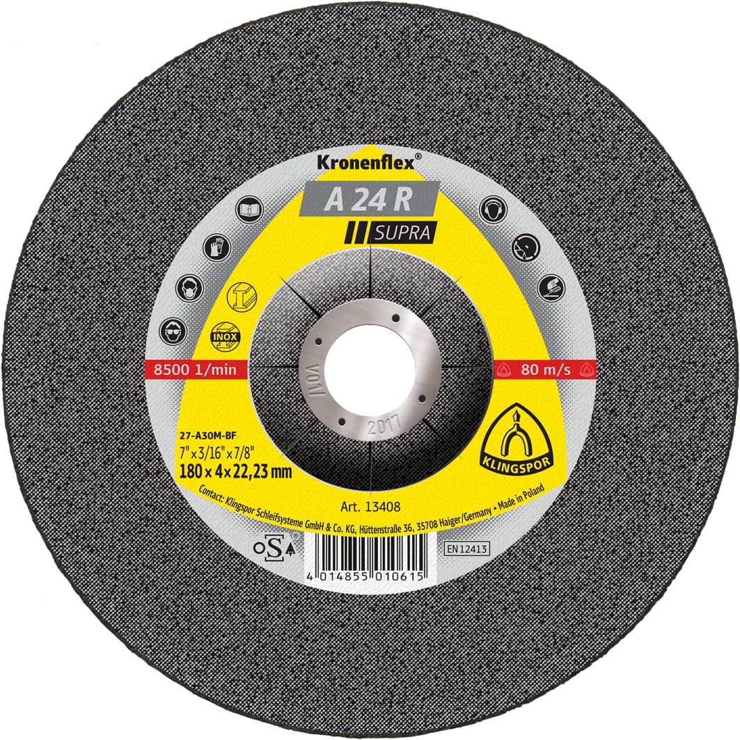 

Tarcza do cięcia-stal a24r supra 230*3,0*22 pł.szt.1[231866]