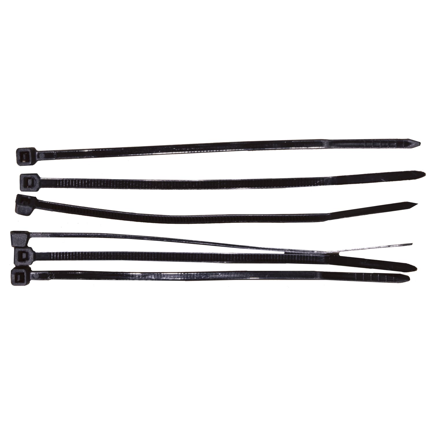 

59210C Opaski zaciskowe 2,5x100 mm czarne 100 sztuk, Mega