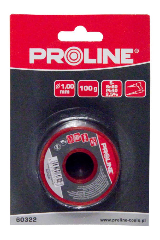 

60328 Spoiwo lutownicze do lutowania 1.5mm szpula 100g