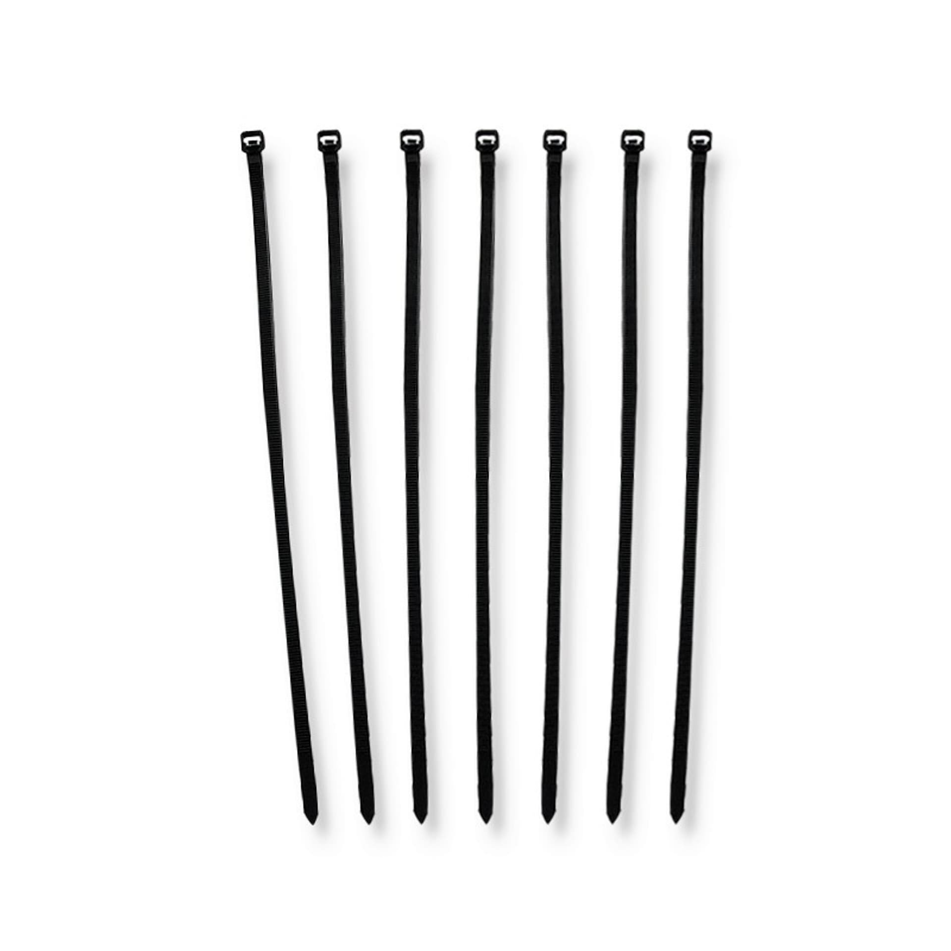 

Opaski zaciskowe 7.2x300mm, nylon UV, 50szt., czarne