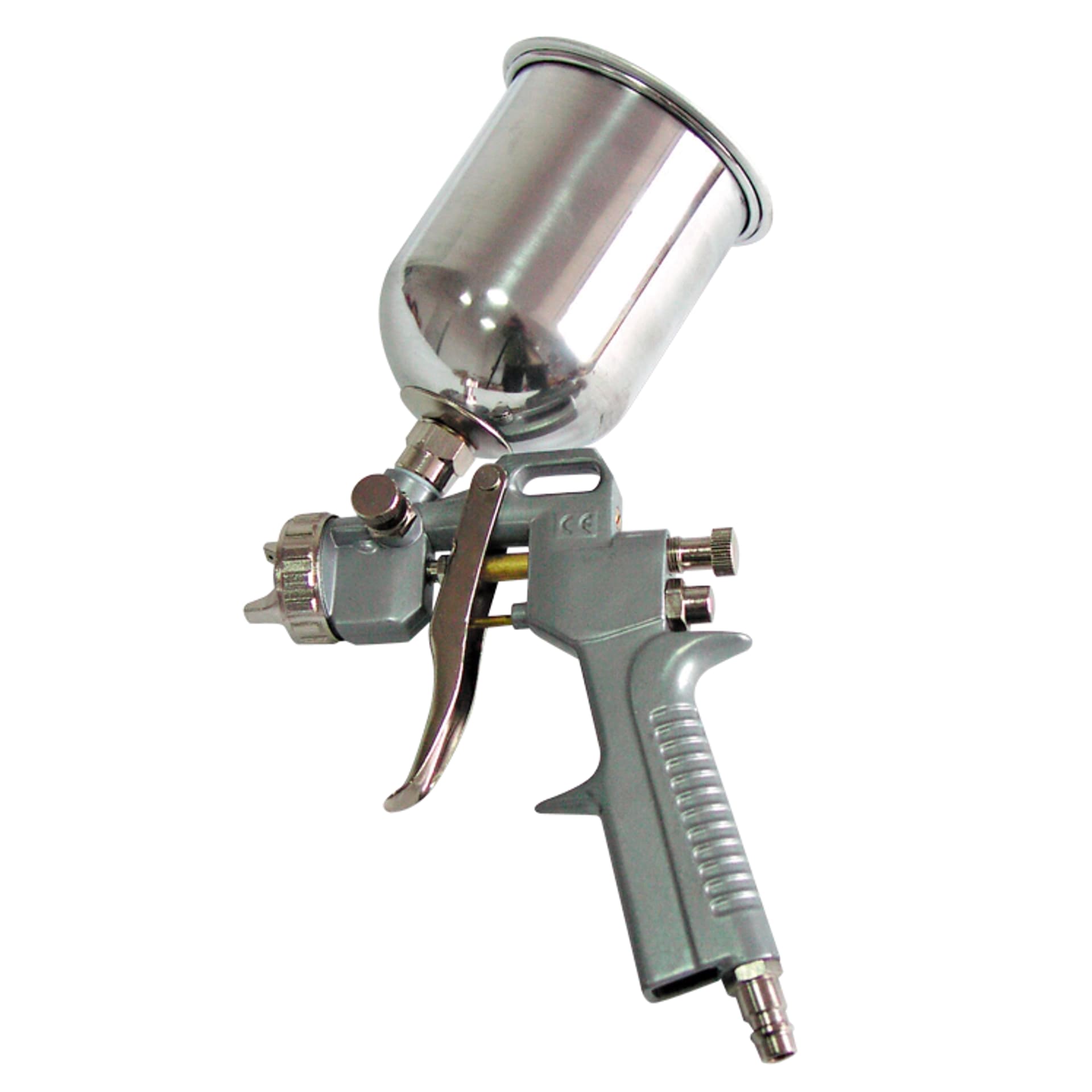 

66245 Pistolet lakierniczy 1/4 cala ze zbiornikiem górnym, Mega
