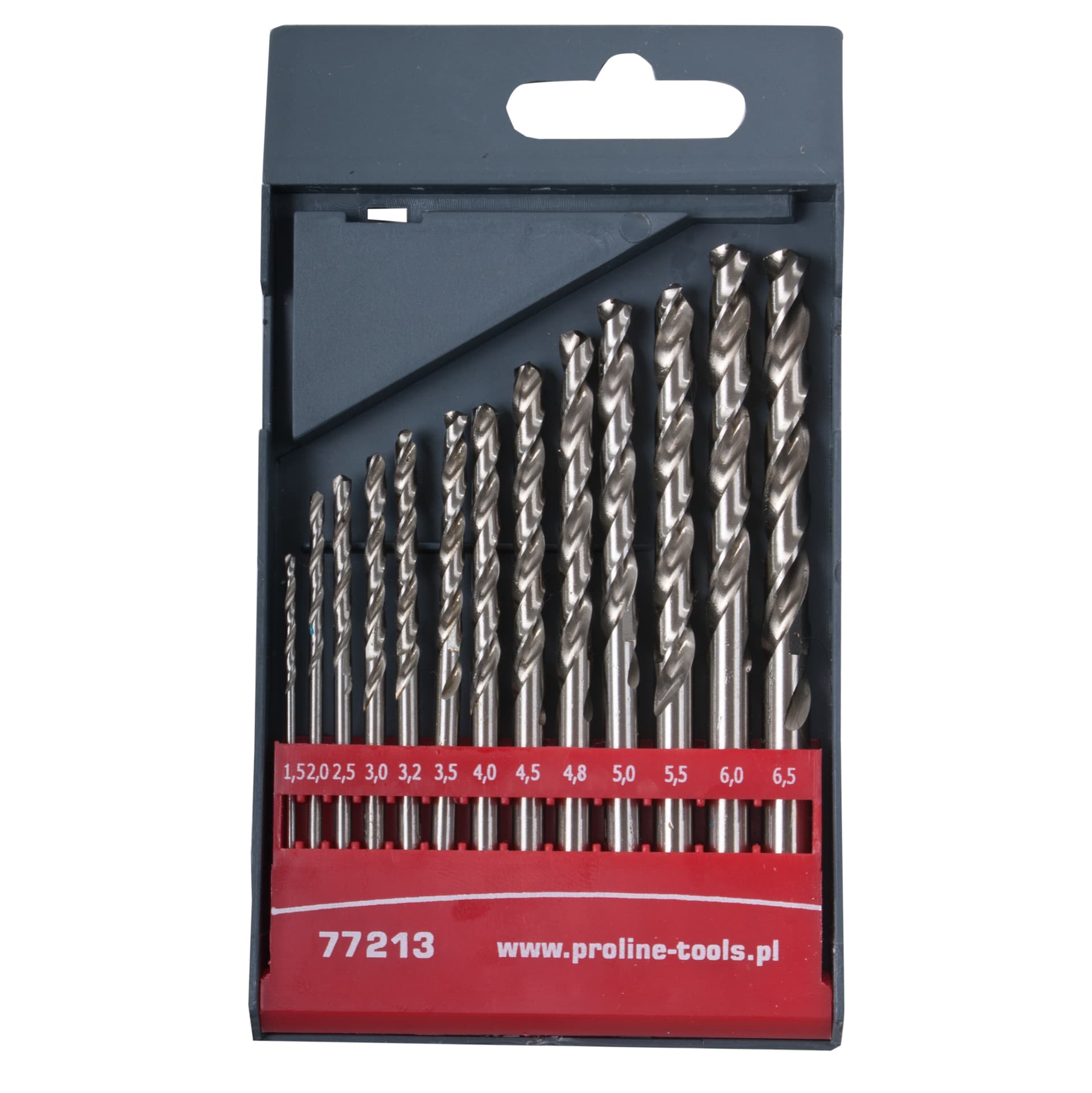 

Wiertła do metalu hss din338 szlif.szt.13(1.5-6.5mm) proline, 1.5-6.5mm) prolin