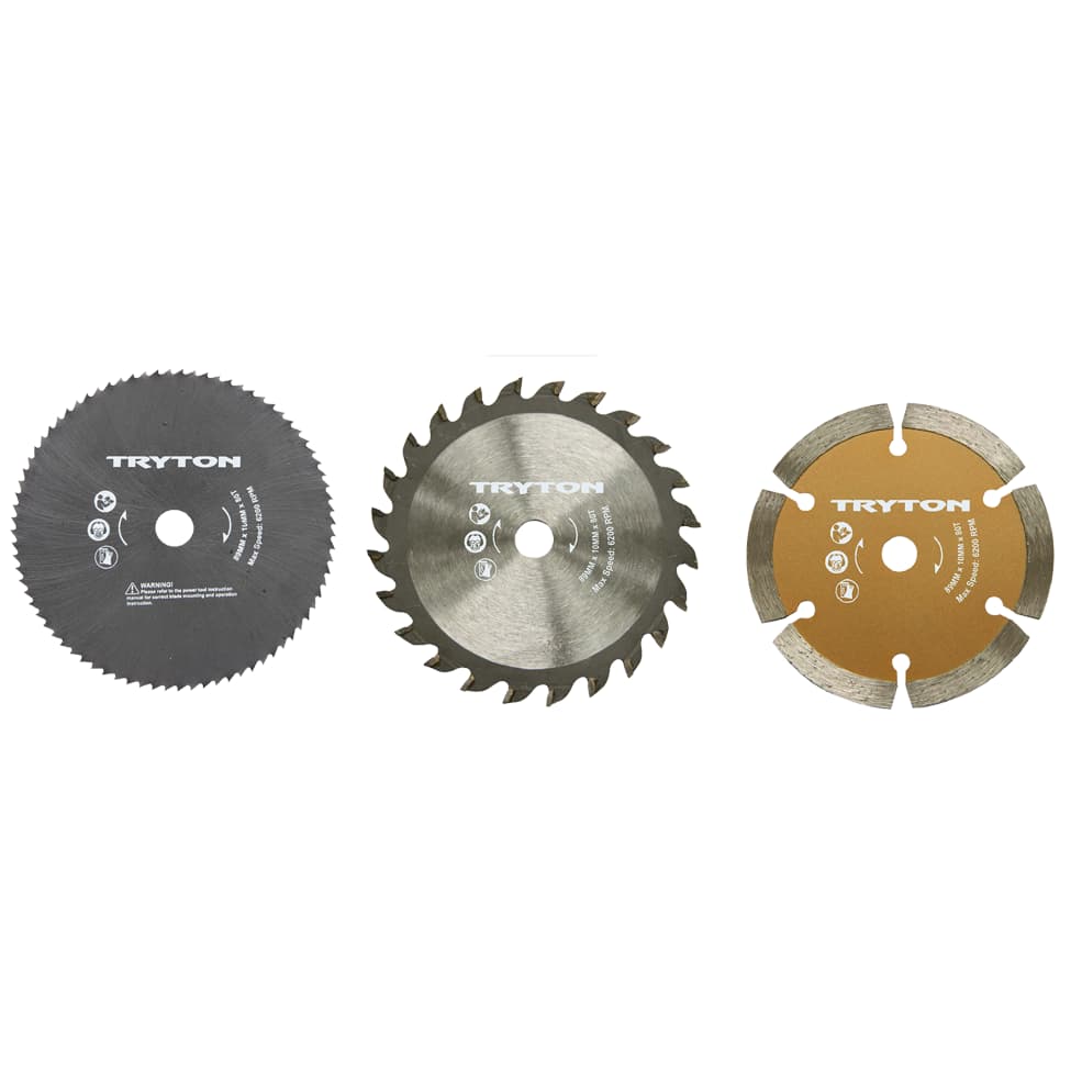 

Zestaw tarczy hss+tct+diamentowa do przecinarki tpw600k - 3 sztuki