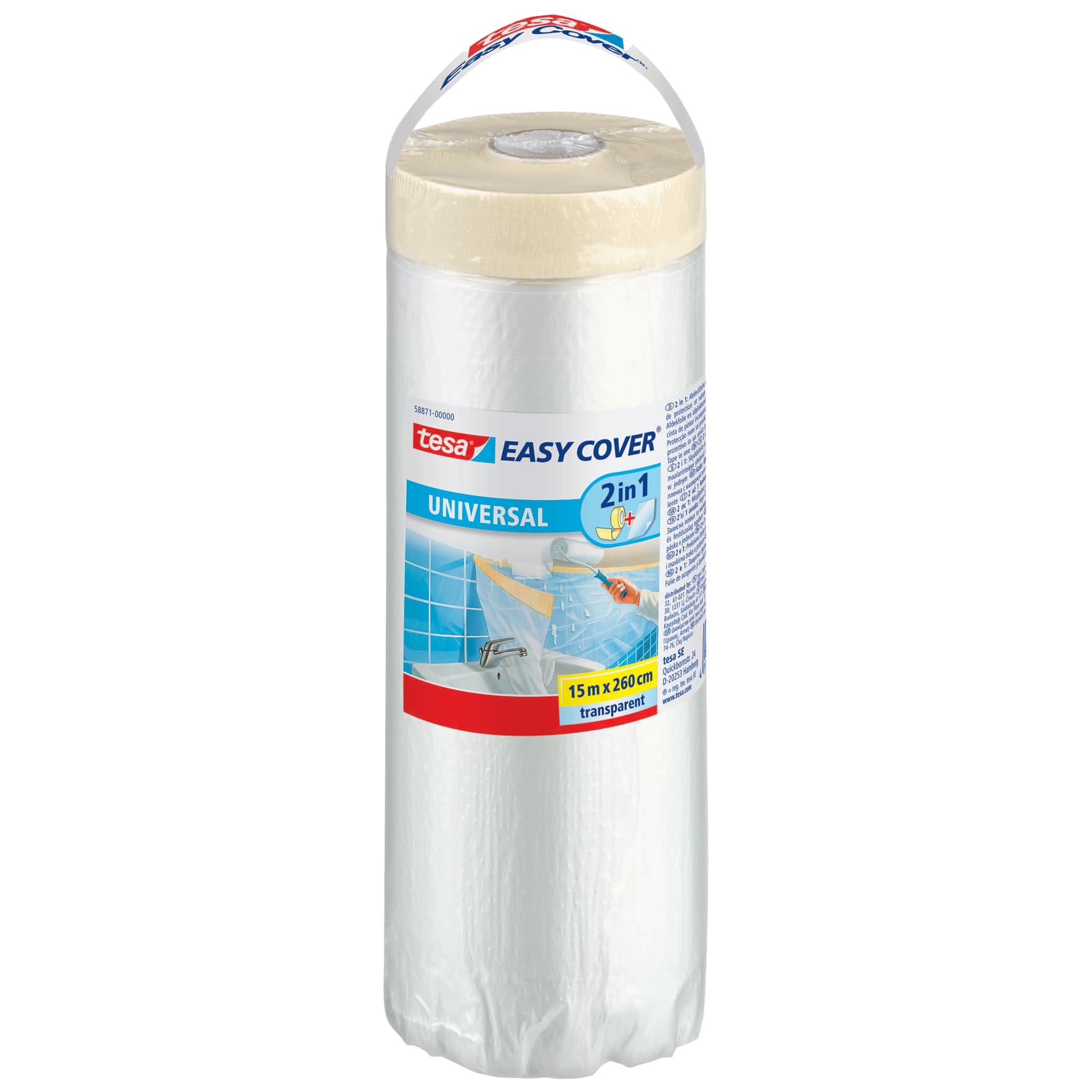 

Antychlap folia z taśmą malar.easycover universal 25m:550mm