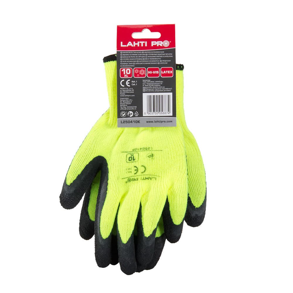 

Rękawice ociep. czar.-żół. l250411p, karta, "11", ce, lahti