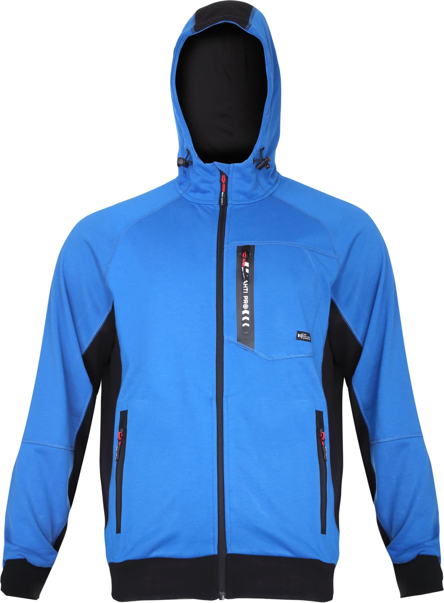 

Bluza z kapturem i suwakiem niebiesko-czarna, "2xl",ce,lahti