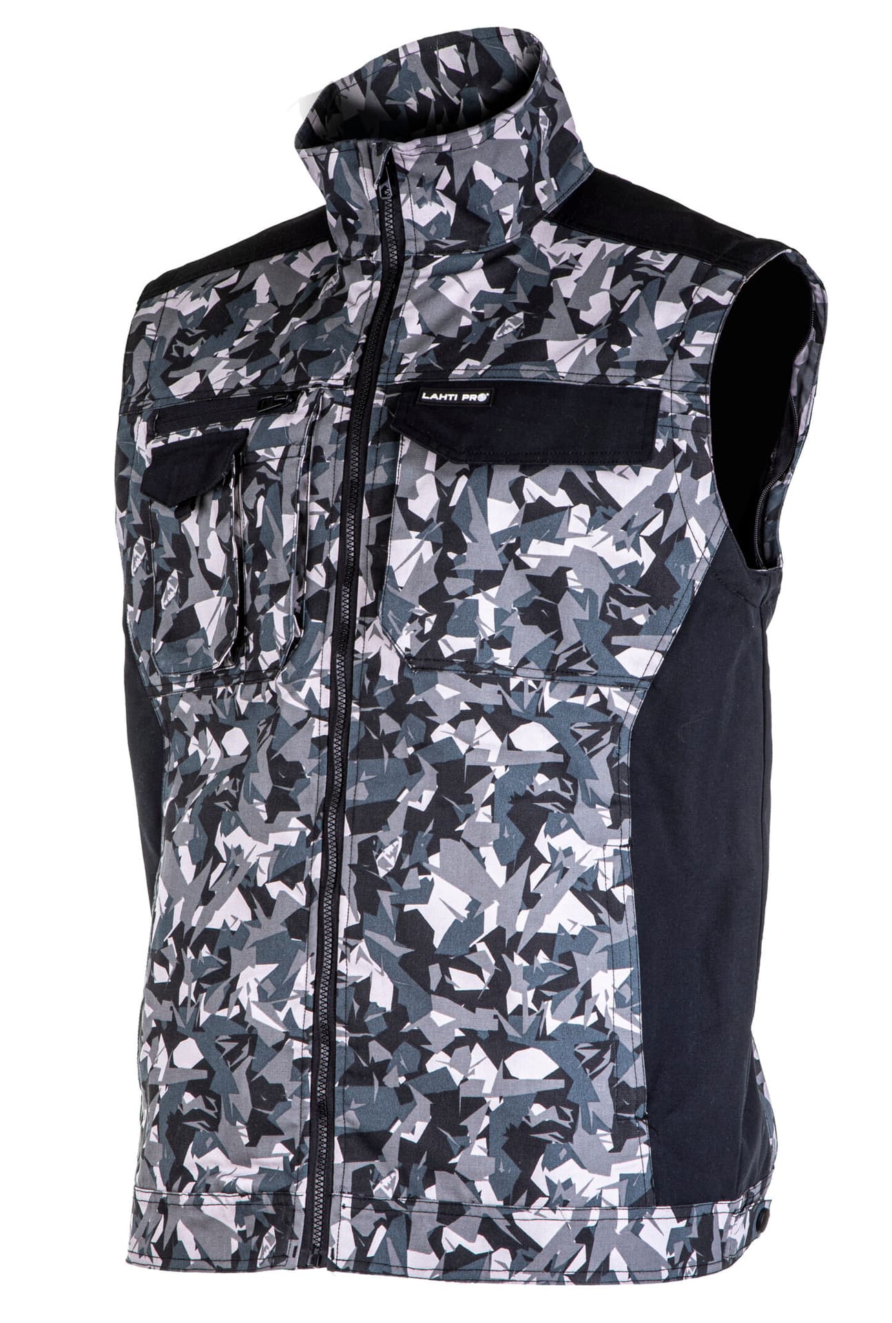 

Bluza z odpinanymi rękawami szaro-czarna, "s", ce, lahti