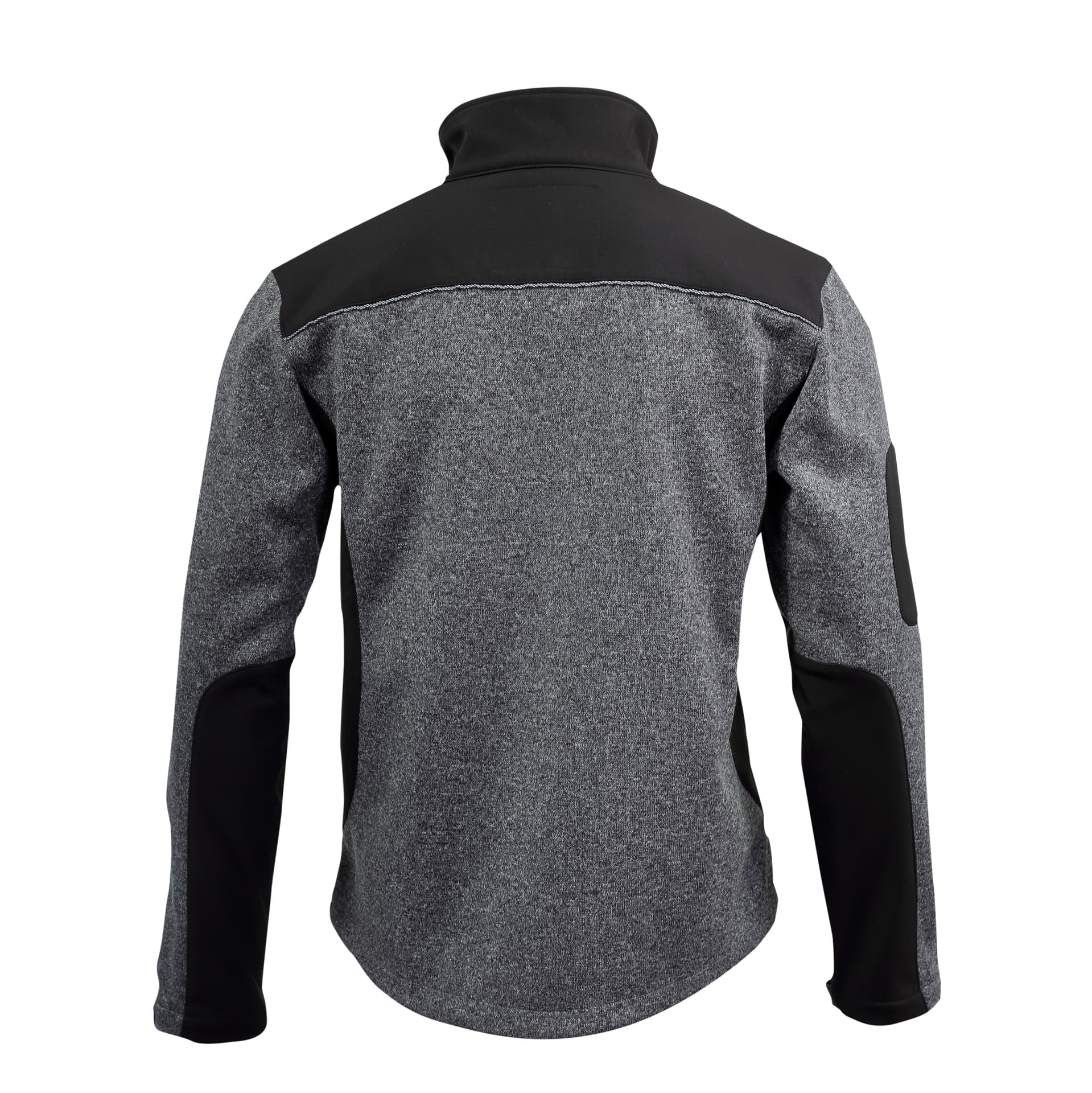 

Kurtka sweter wstawki soft., szaro-czarna, "l", ce, lahti