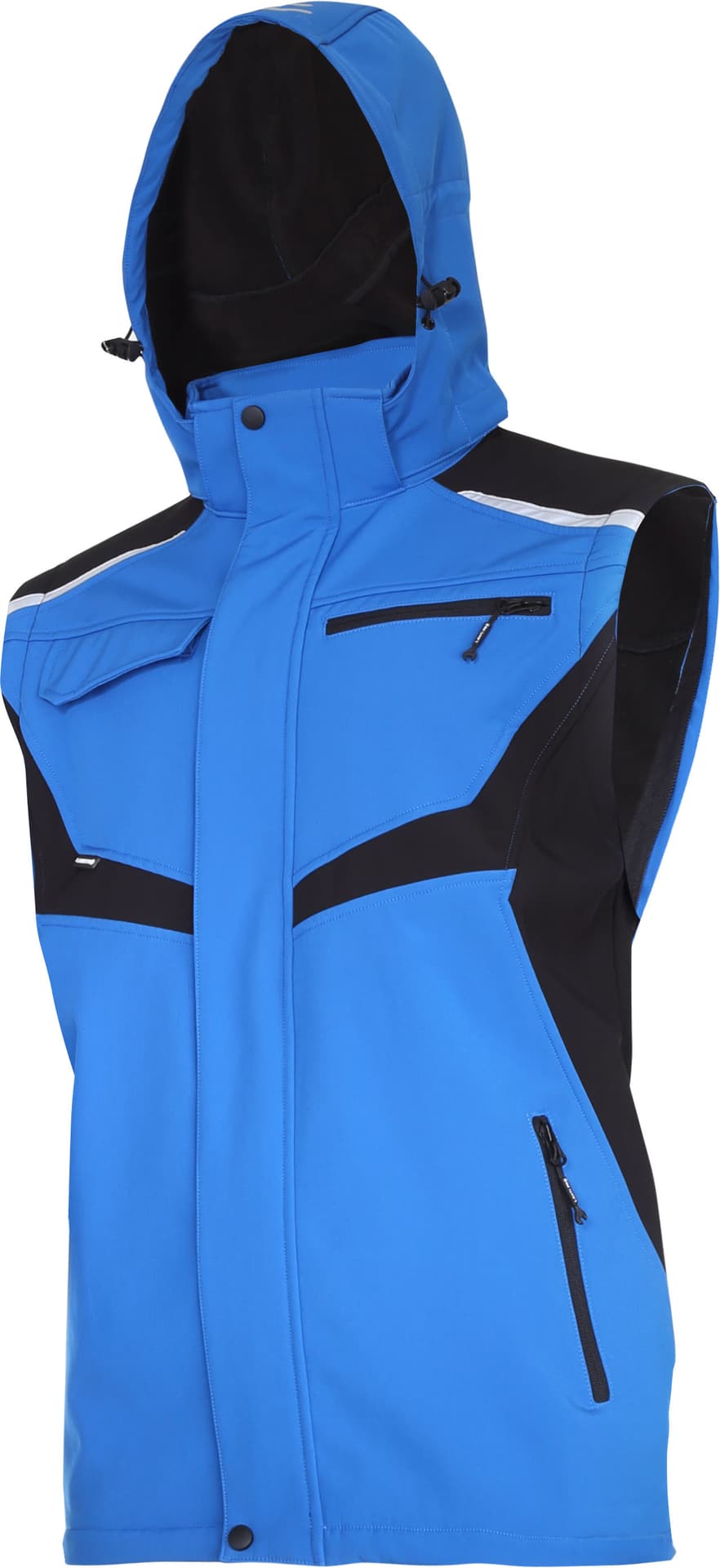 

KURTKA SOFTSHELL Z KAPT. I ODP. RĘKAW.,NIEB-CZA,"S",CE,LAHTI