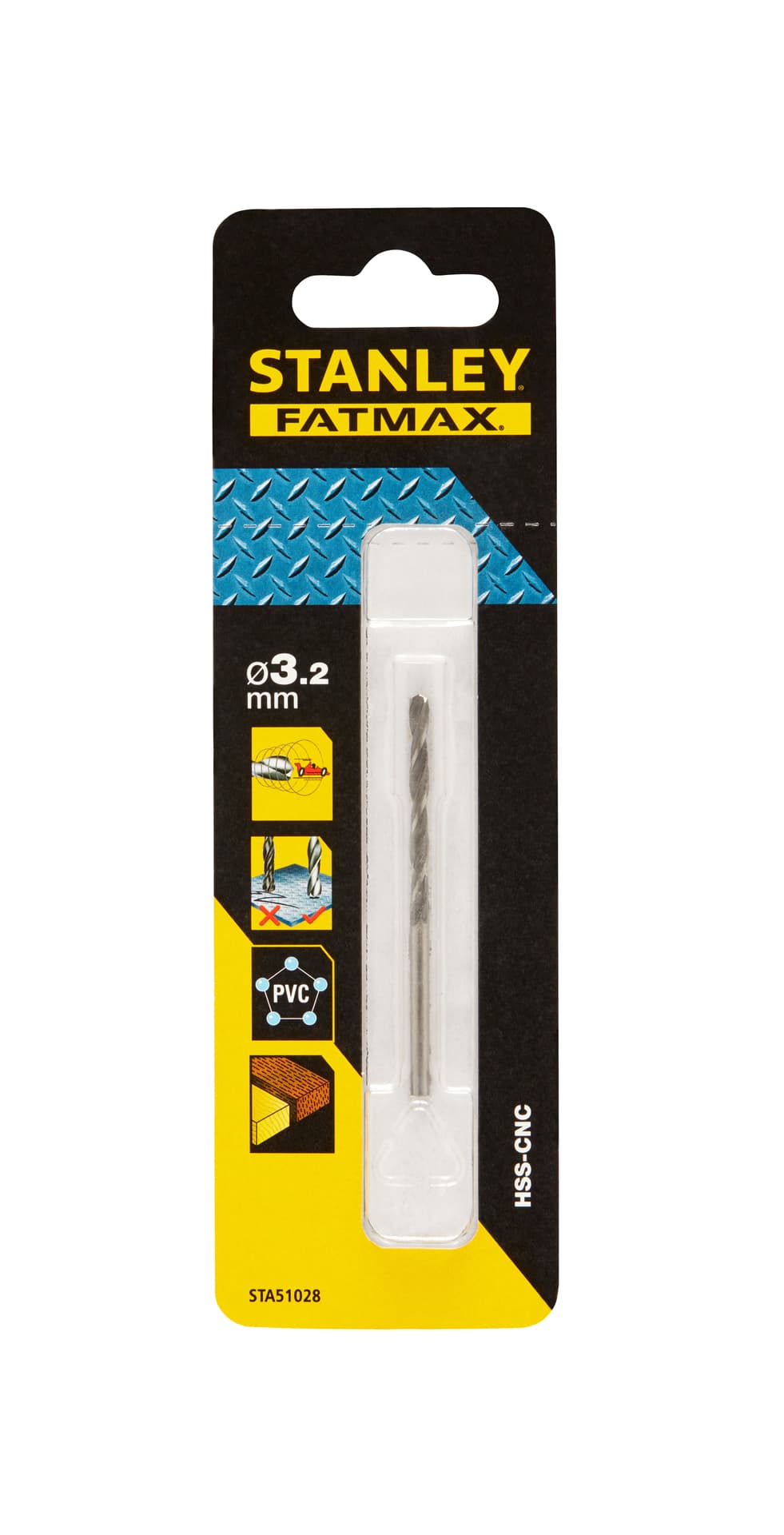 

WIERTŁO DO METALU HSS-CNC FAT MAX FI=3.2 MM