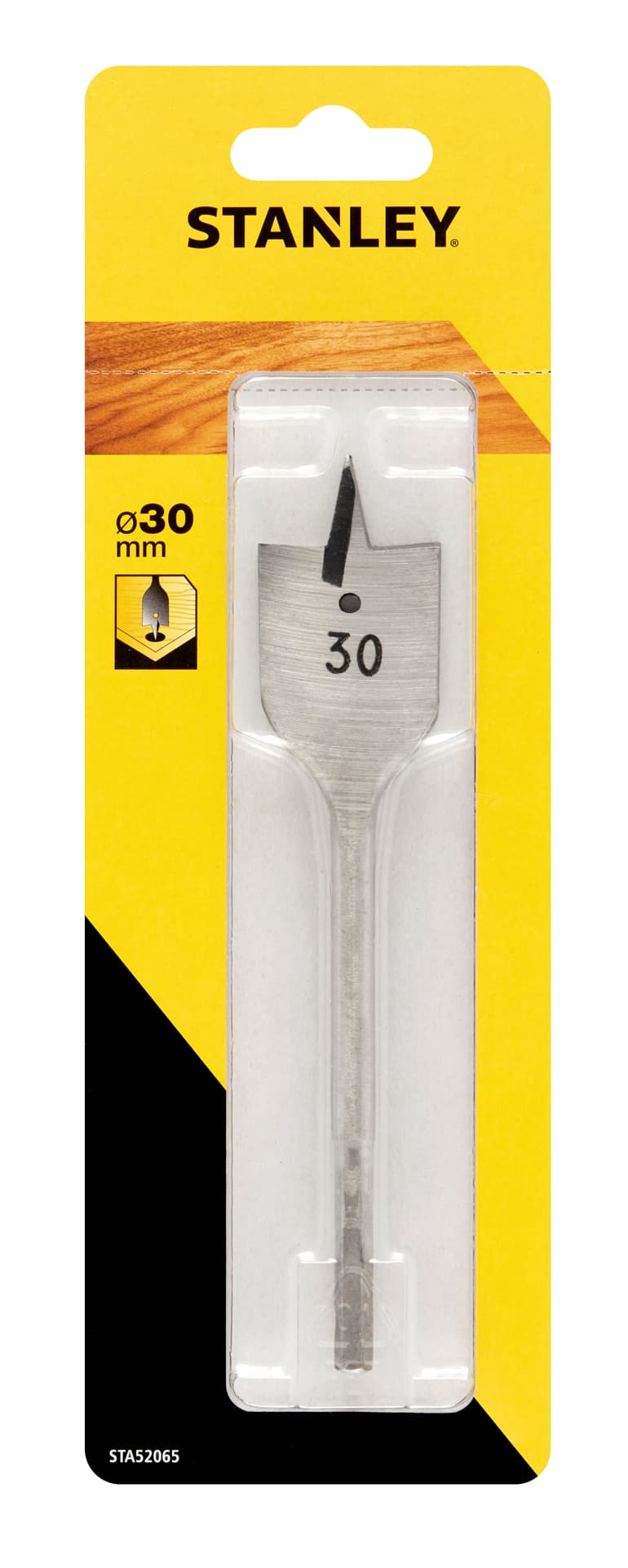 

WIERTŁO DO DREWNA PŁASKIE FI=30/154MM