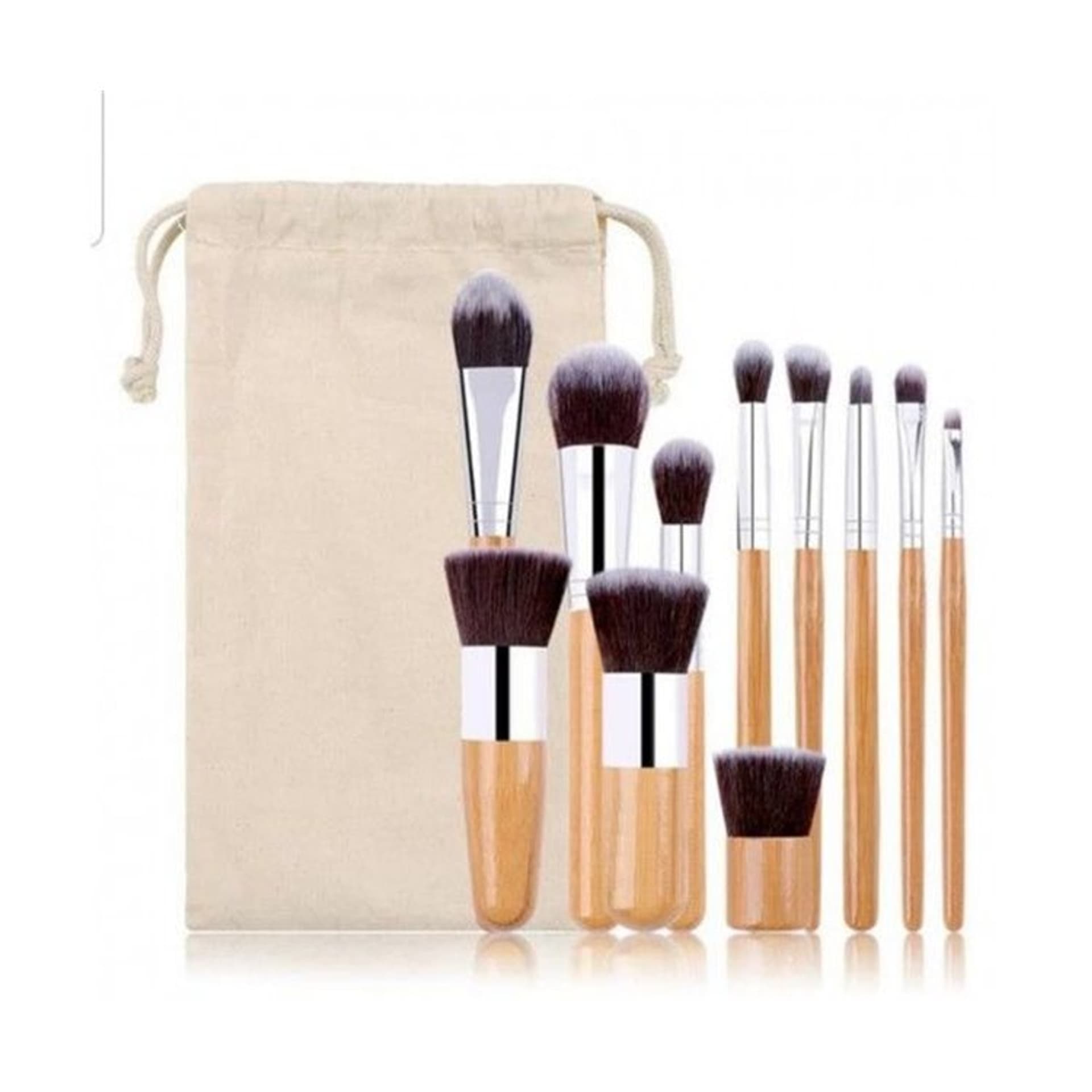 

ZESTAW 11 PĘDZLI DO MAKIJAŻU BAMBUSOWE W ETUI PZ24