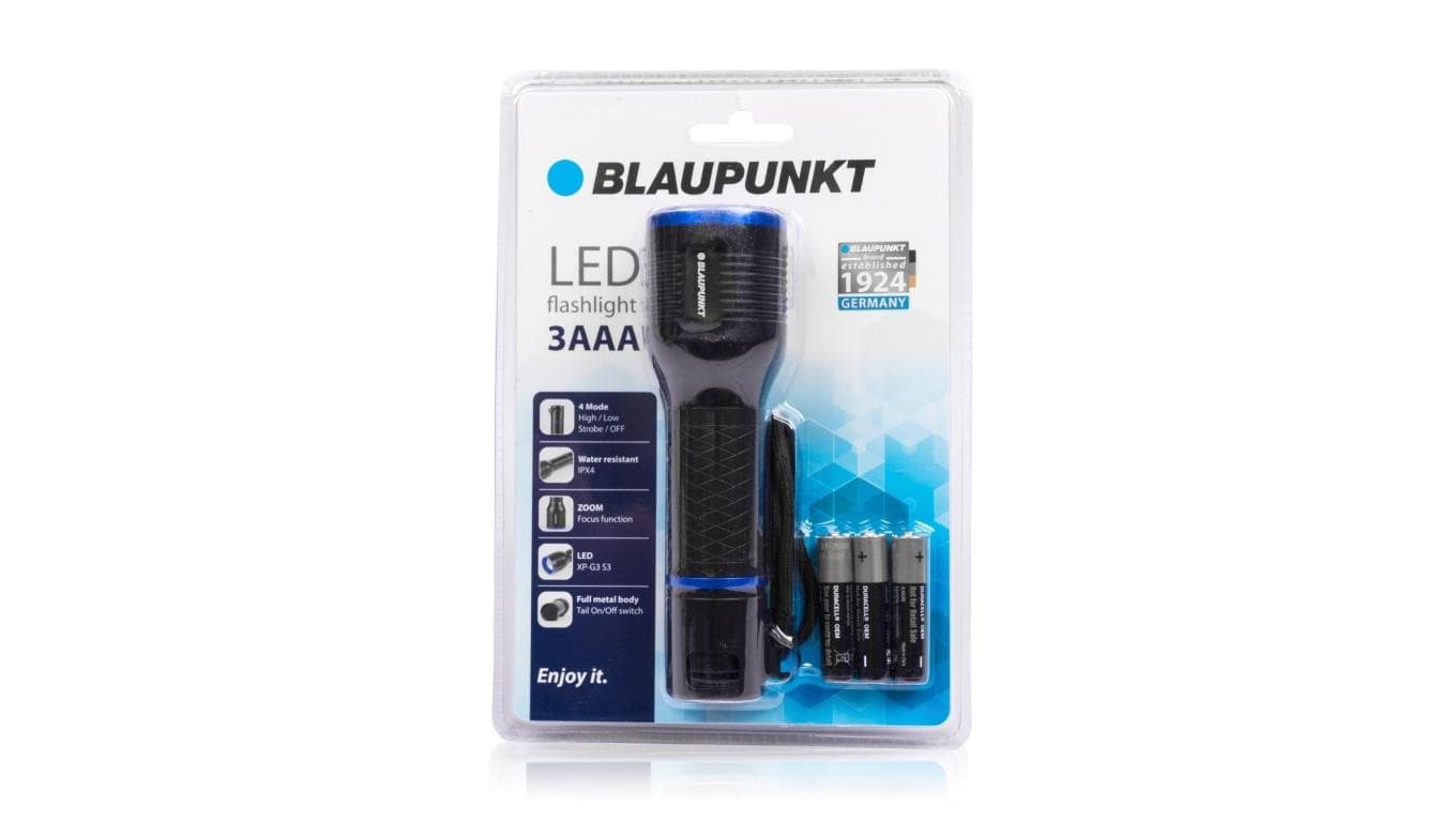 

Blaupunkt Latarka LED Blitz 3xAAA IPX4 barwa zimna, BLAUPUNKT-LAAA-800