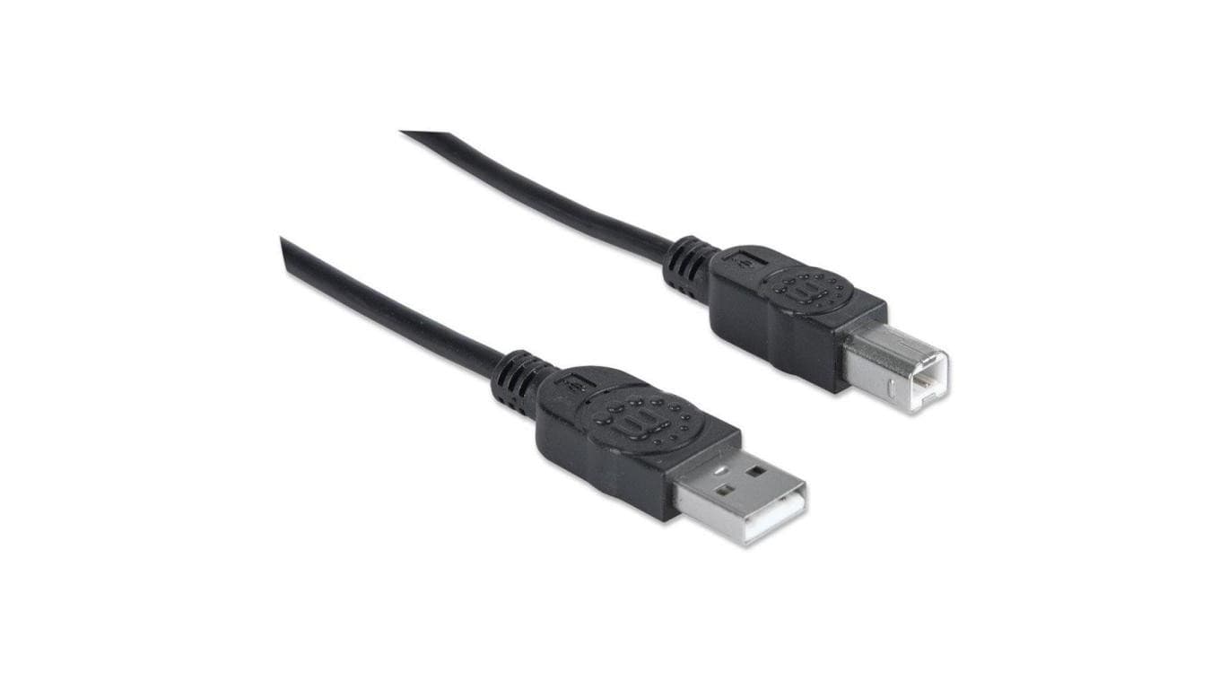

Kabel USB 2.0 AM-BM 1m do Drukarki Czarny Ekranowany