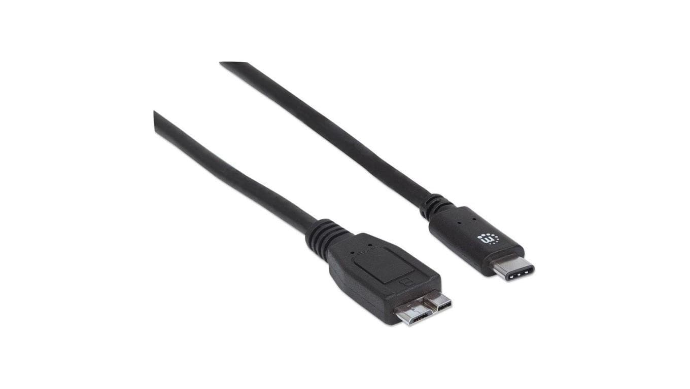 

KABEL USB C-MicroB M/M 1,0m USB3.1 SuperSpeed+ czarny