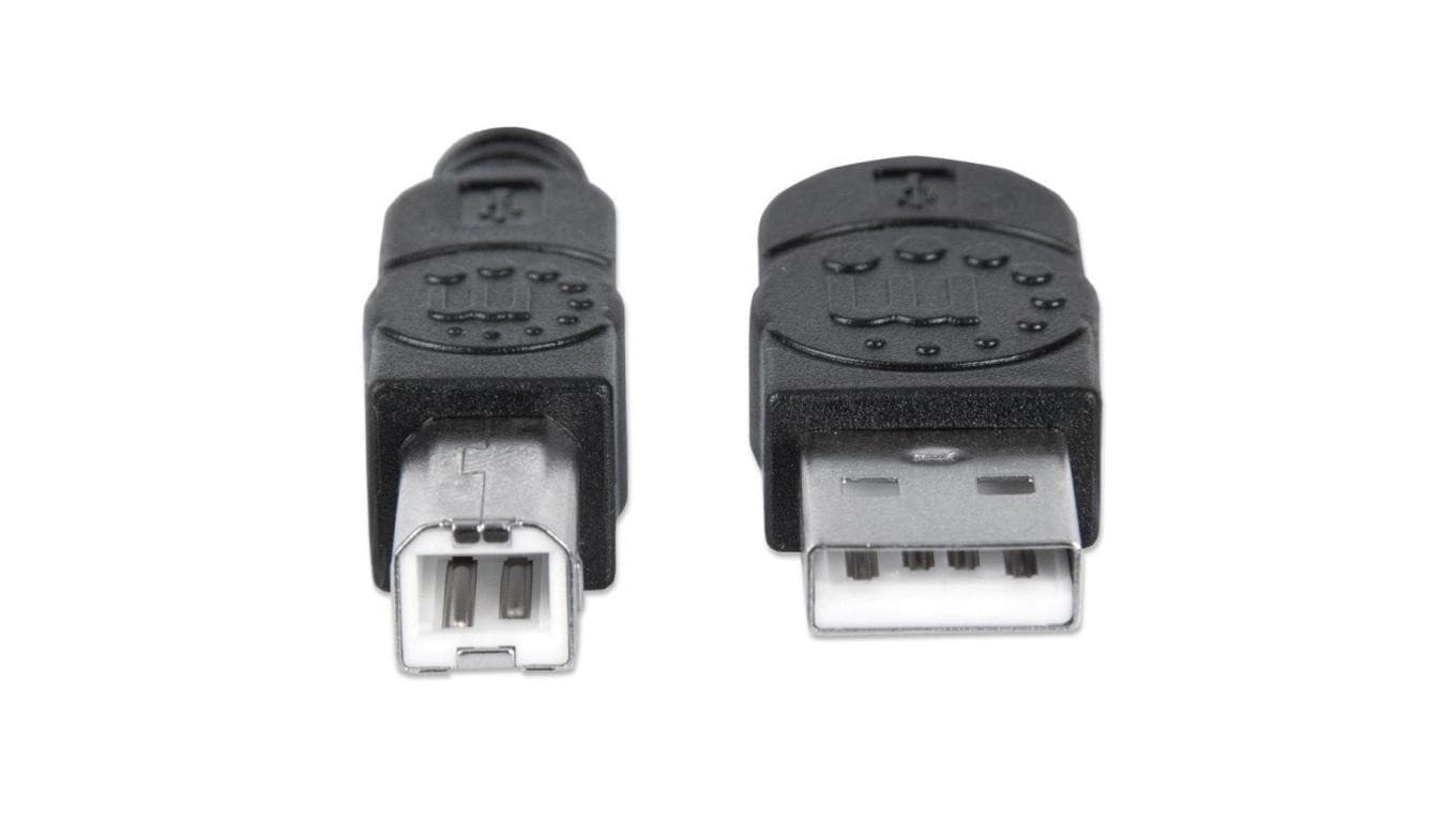 

KABEL USB A-B M/M 1,0m USB2.0 Hi-Speed czarny