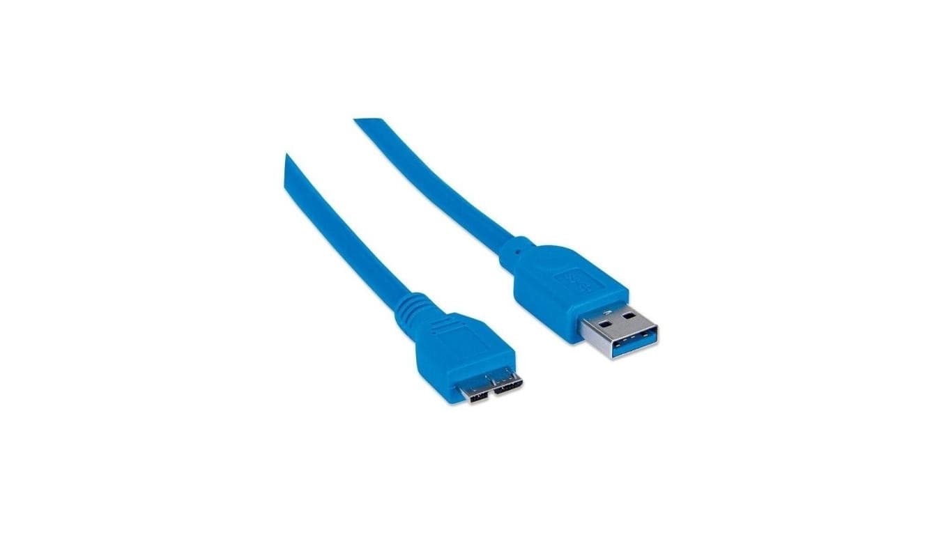 

KABEL USB A-MicroB M/M 1,0m USB3.0 Super-Speed niebieski