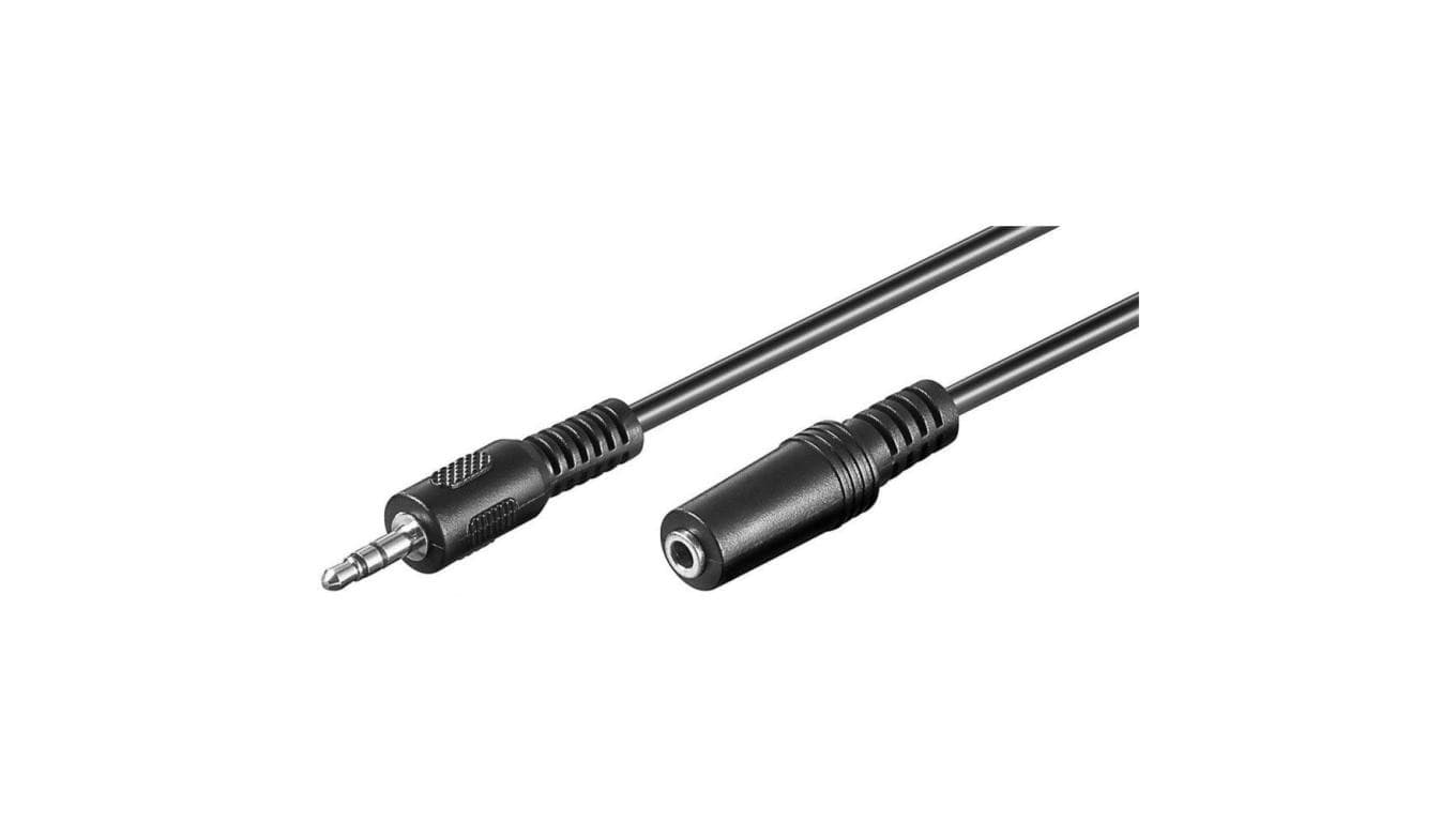 

TECHLY 509353 10m /s1x MiniJack 3.5 mm (wtyk) 1x MiniJack 3.5 mm (gniazdo)
