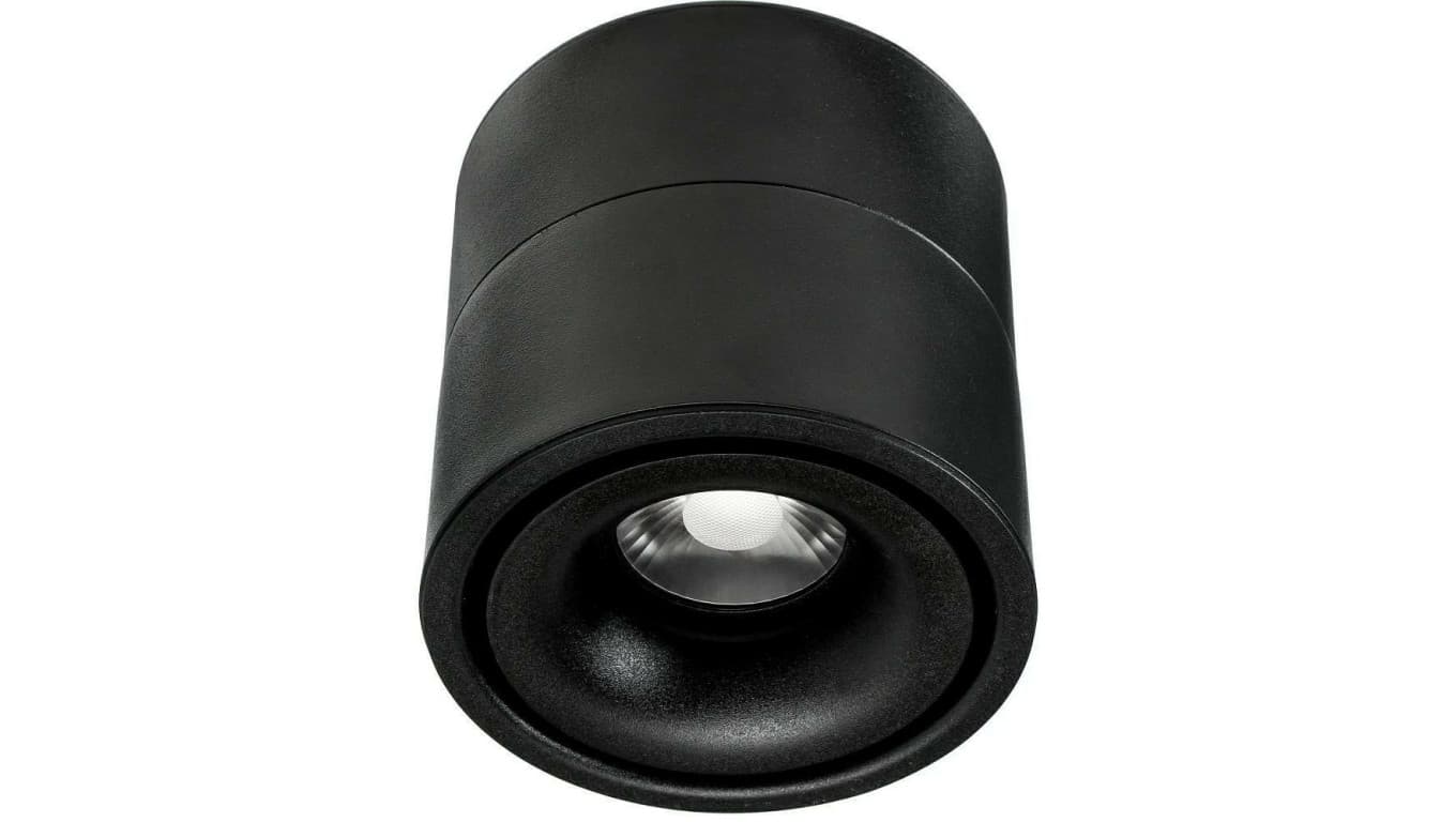 

Lampa LED RODEO czarna 12W 3000K sufitowa natynkowa regulowana