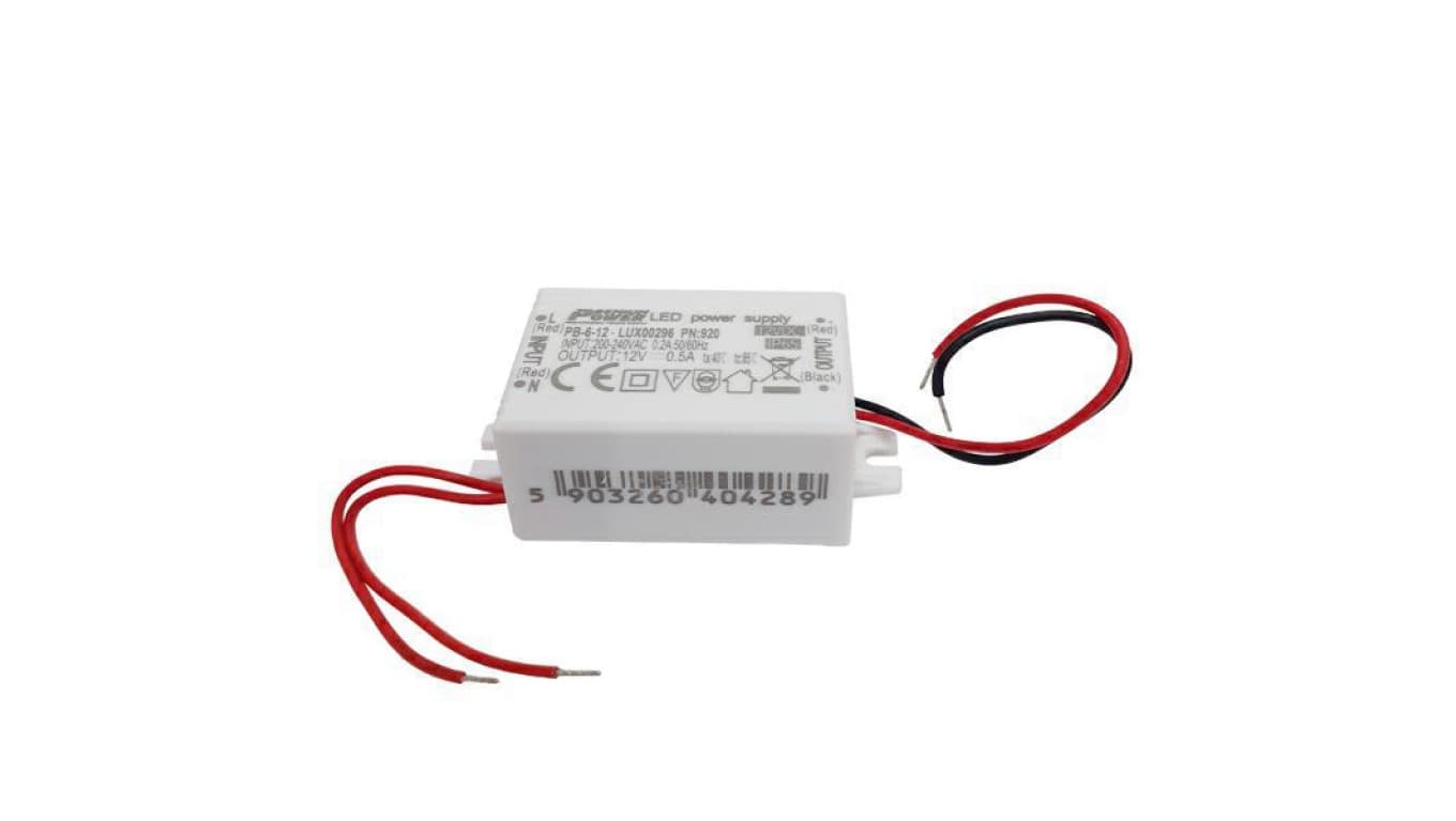 

Zasilacz 6W 12V DC PB-6-12 mini do puszki