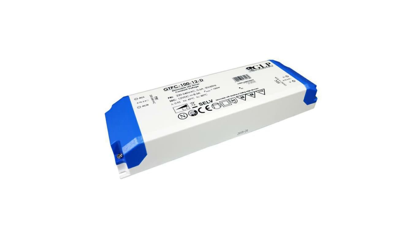 

GLP Zasilacz LED GTPC-50-12-D 50W 12V DC 4,1A meblowy TRIAC dimmable / ściemnialny