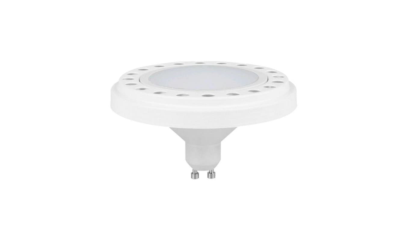 

Żarówka MONDO ES111 LED gu10 18W W/NW 18 led 2835 230V AR111 neutralna biała obudowa biała aluminium