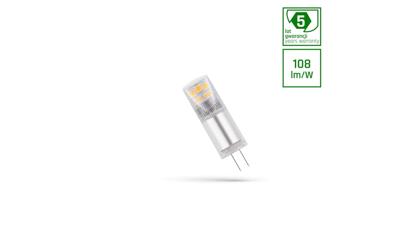 

Led g4 12v 2,5w ww 5 lat premium