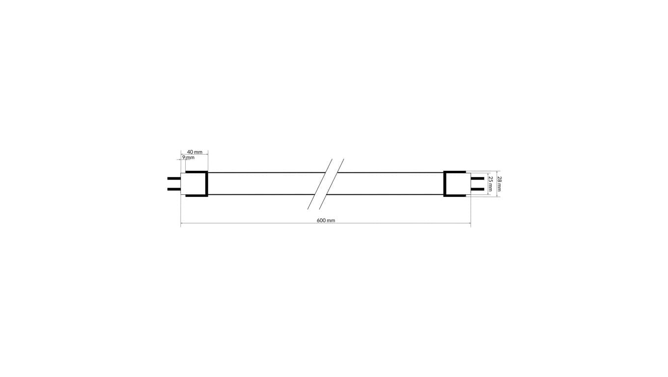 

Świetlówka LED G13 T8 600mm 9W LED 9W-CW 900lm 6500K EC79536