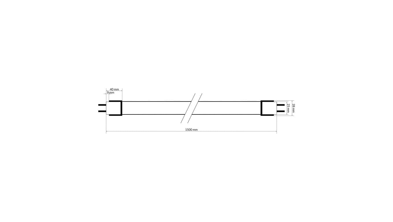 

Świetlówka LED G13 T8 1500mm 25W LED 25W-WW 2500lm 3000K EC79540