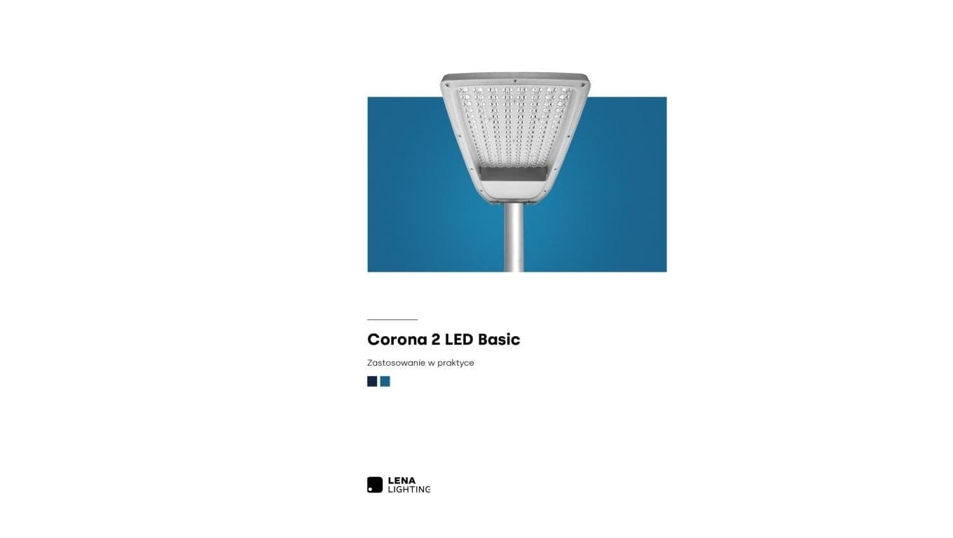 

Oprawa uliczna CORONA 2 LED BASIC 66W 8400lm 840 IP66 I kl. PRZEWÓD 0,2m SP10kV 568046, 5 LAT GWARANCJI